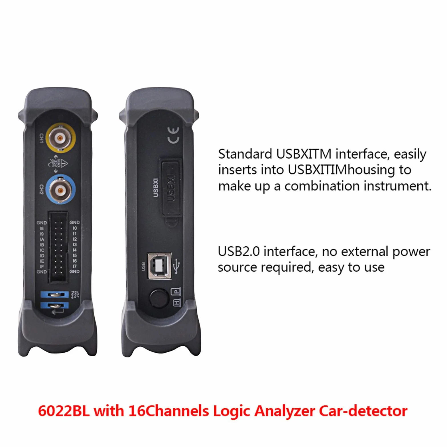 Hantek 6022BL 48MSa/s 16CH PC USB Cyfrowy Oscyloskop Logika Analizator