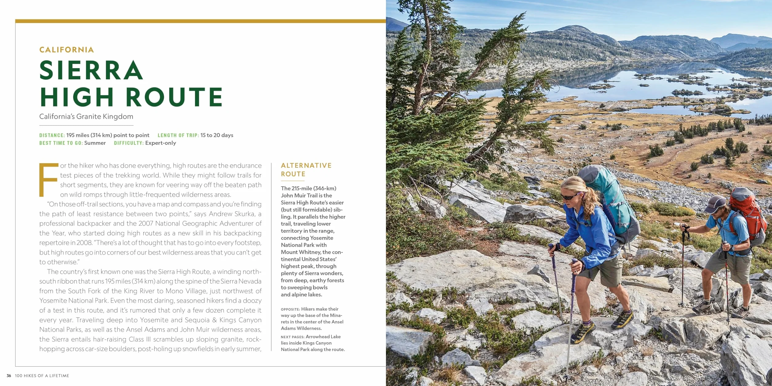 100 Hikes of a Lifetime: The World's Ultimate Scenic Trails