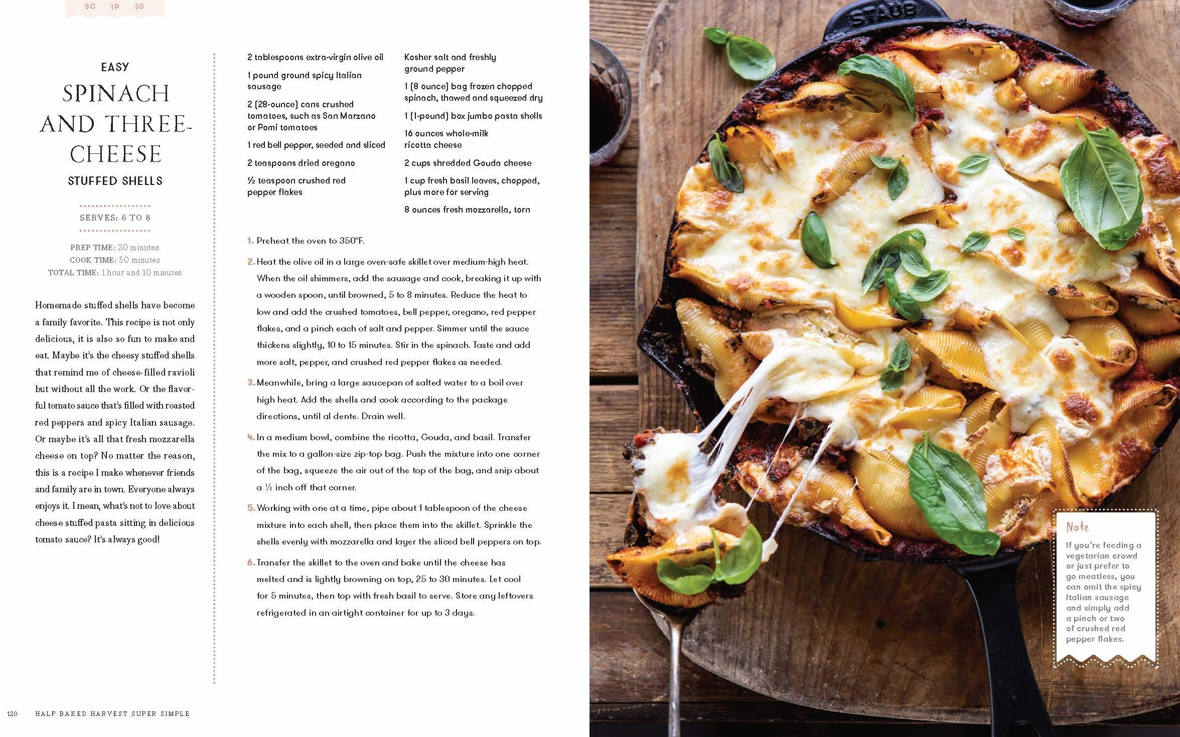 Half Baked Harvest Super Simple: More Than 125 Recipes for Instant, Overnight, Meal-Prepped, and Easy Comfort Foods: A Cookbook