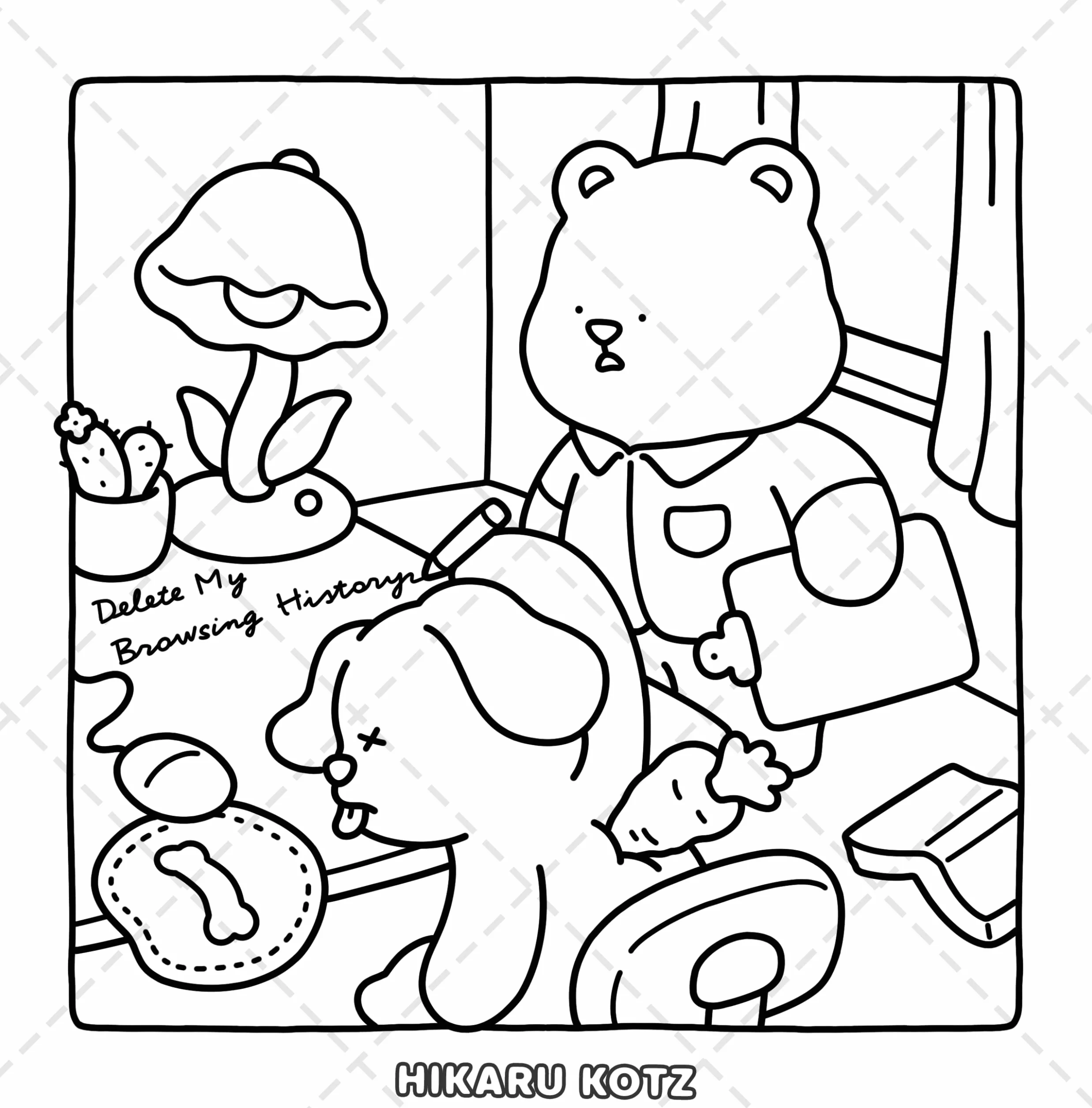 Silly Crimes: Cozy and Funny Coloring Book for Adults and Teens