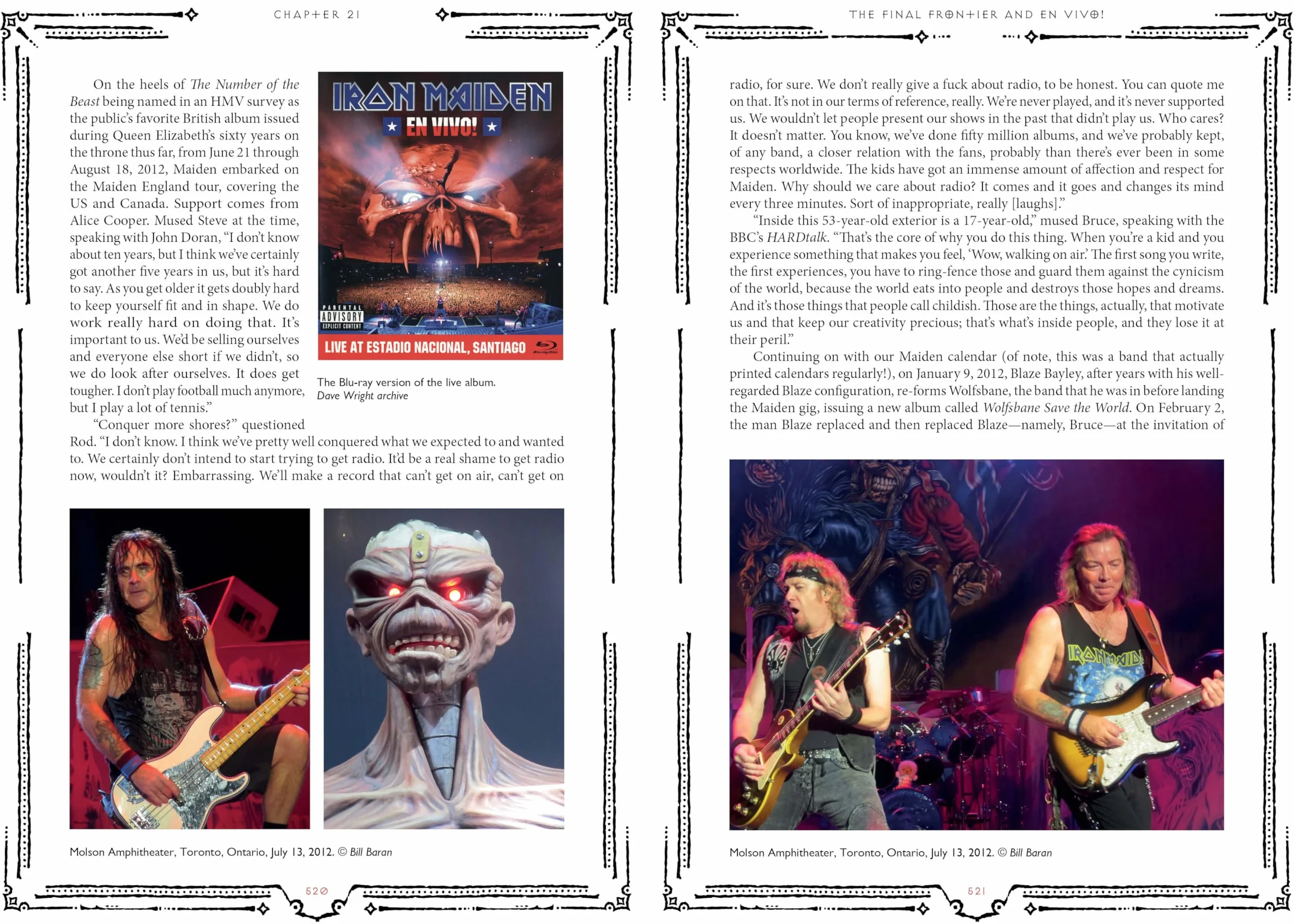 Unofficial Iron Maiden Bible: Fully Illustrated Album-by-Album Tribute, Photos & Commentary