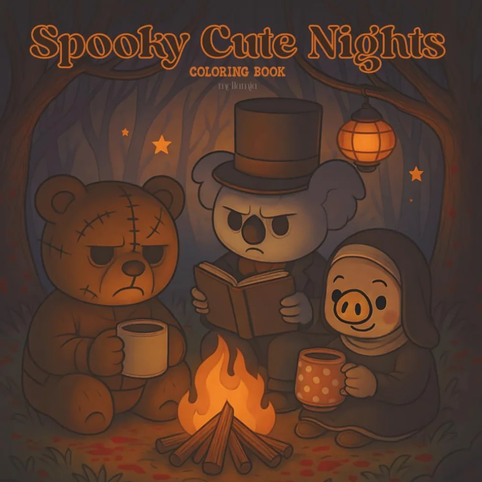 Spooky Cute Nights: Kawaii Horror Coloring Book for Teens and Adults | 40 Cozy & Creepy Halloween Illustrations: A hauntingly adorable Halloween ... teens and adults who love creepy-cute art.