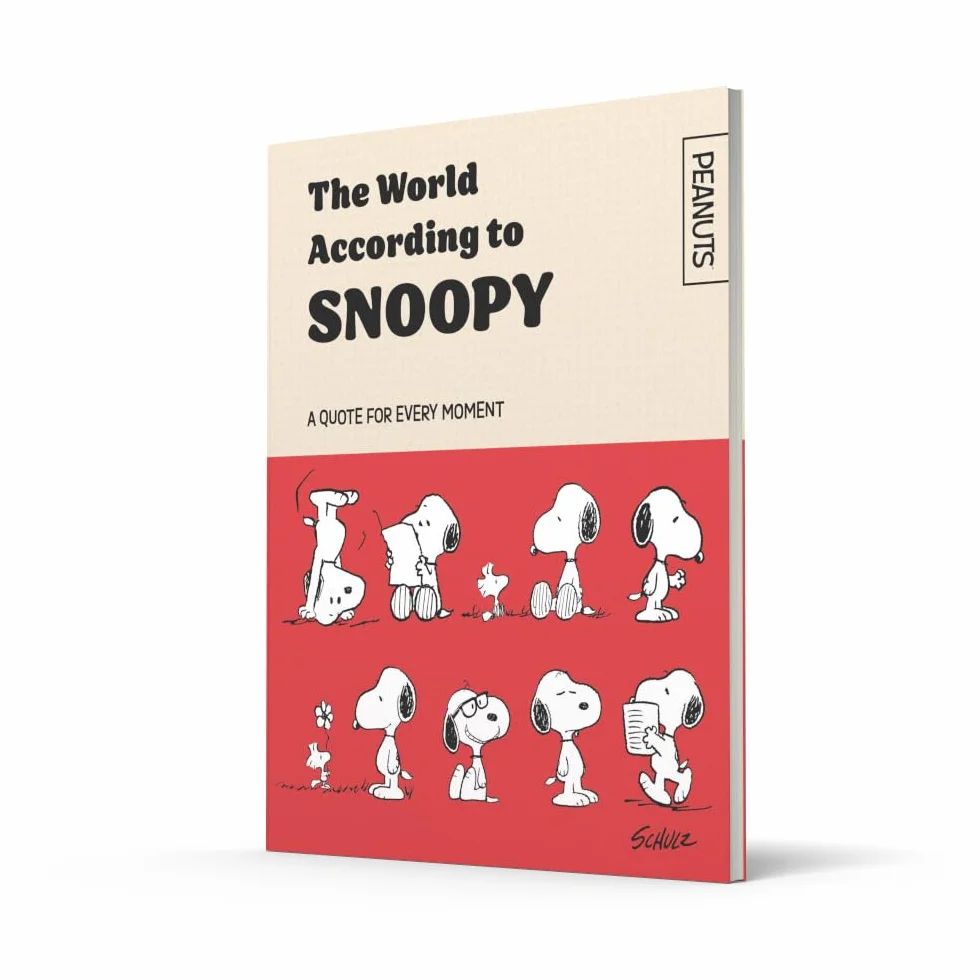 Peanuts The World According to Snoopy Gift Book Iconic Quotes 75 Years