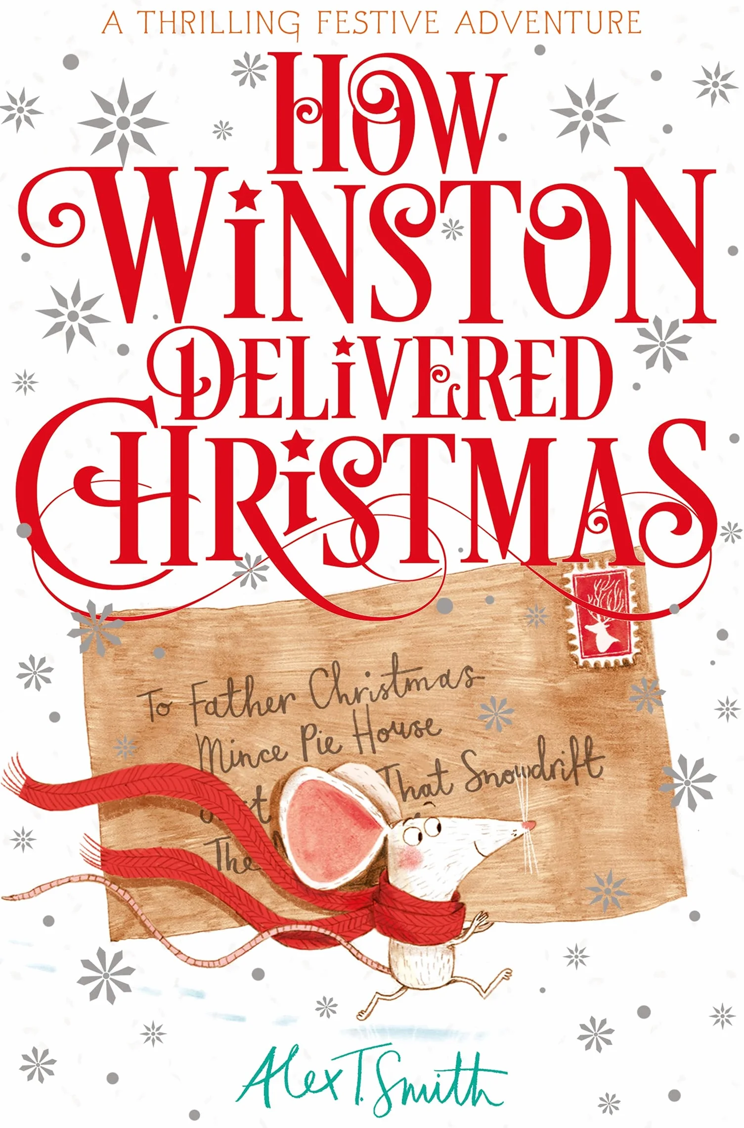 How Winston Delivered Christmas: A Festive Chapter Book with Black and White Illustrations
