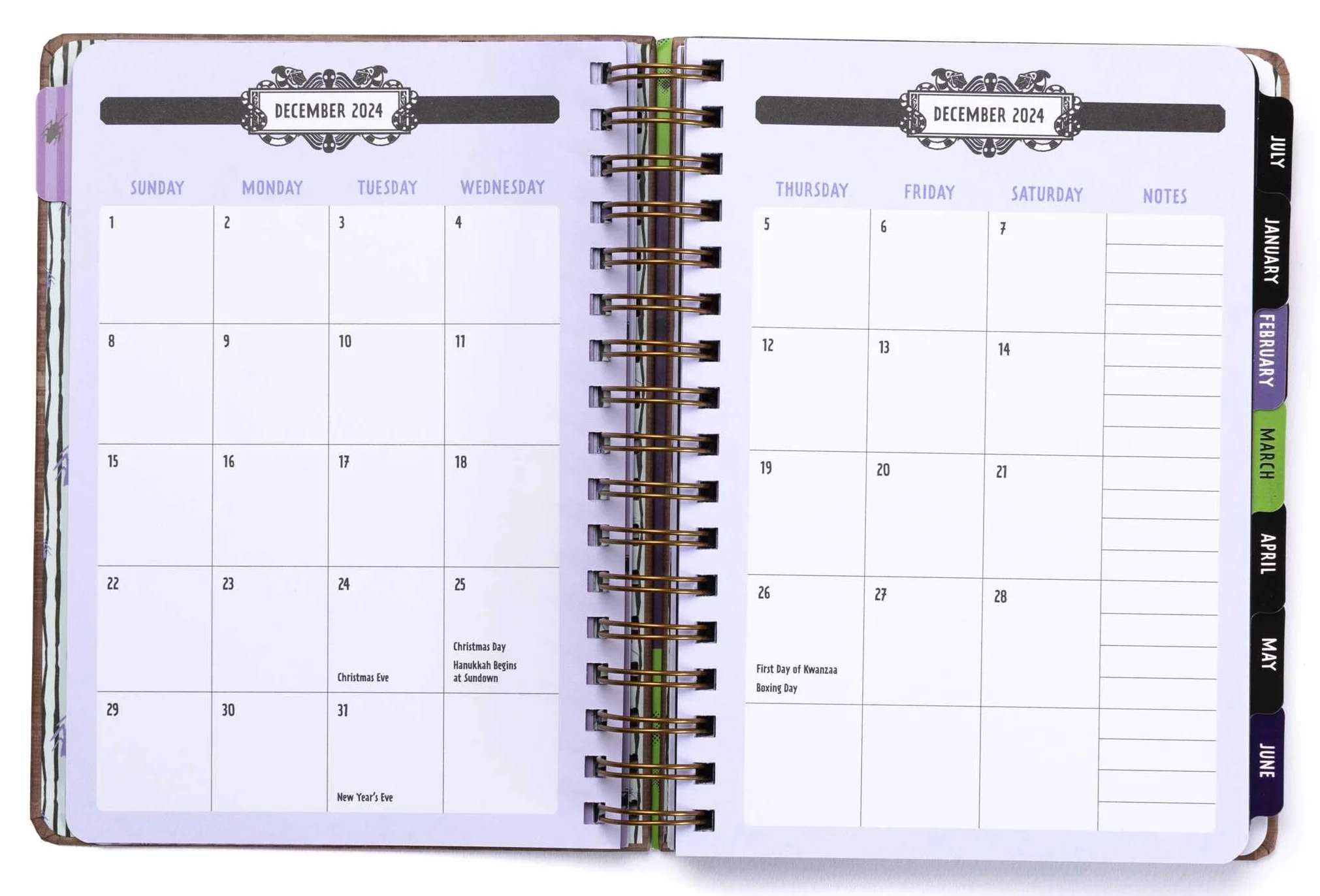 Beetlejuice 13-Month Weekly Planner 2025