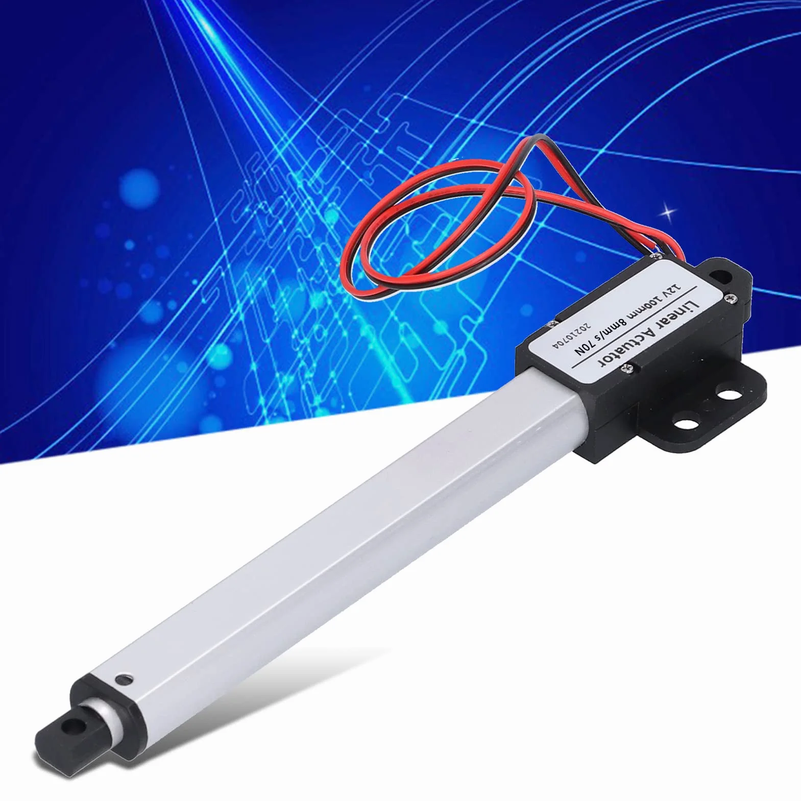 Siłownik liniowy 12V 100mm mini z niskim hałasem wewnętrznym wyłącznikiem krancowym i ochroną przed zwarcie do elektrycznych podnośników