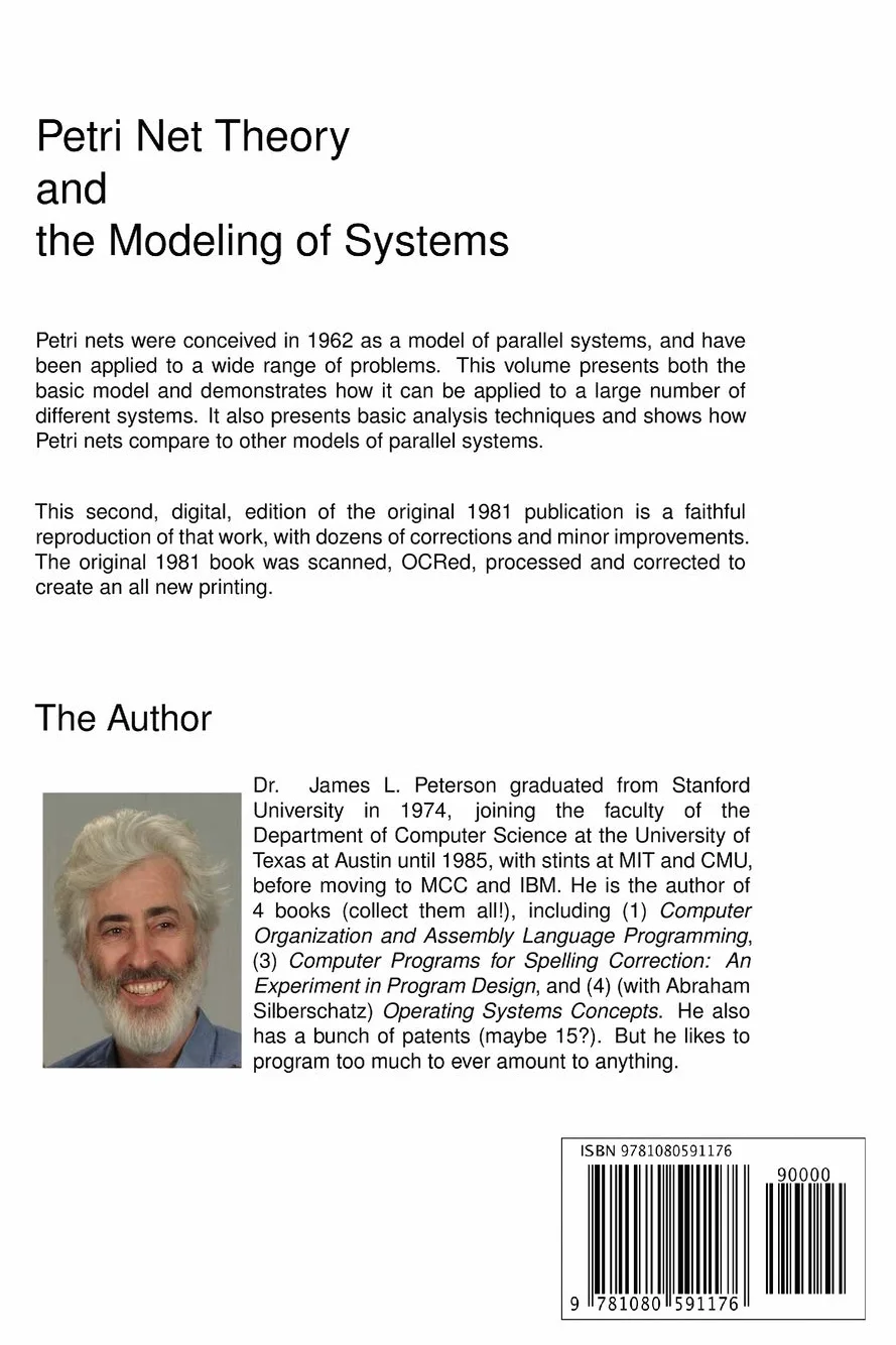 Petri Net Theory and the Modeling of Systems