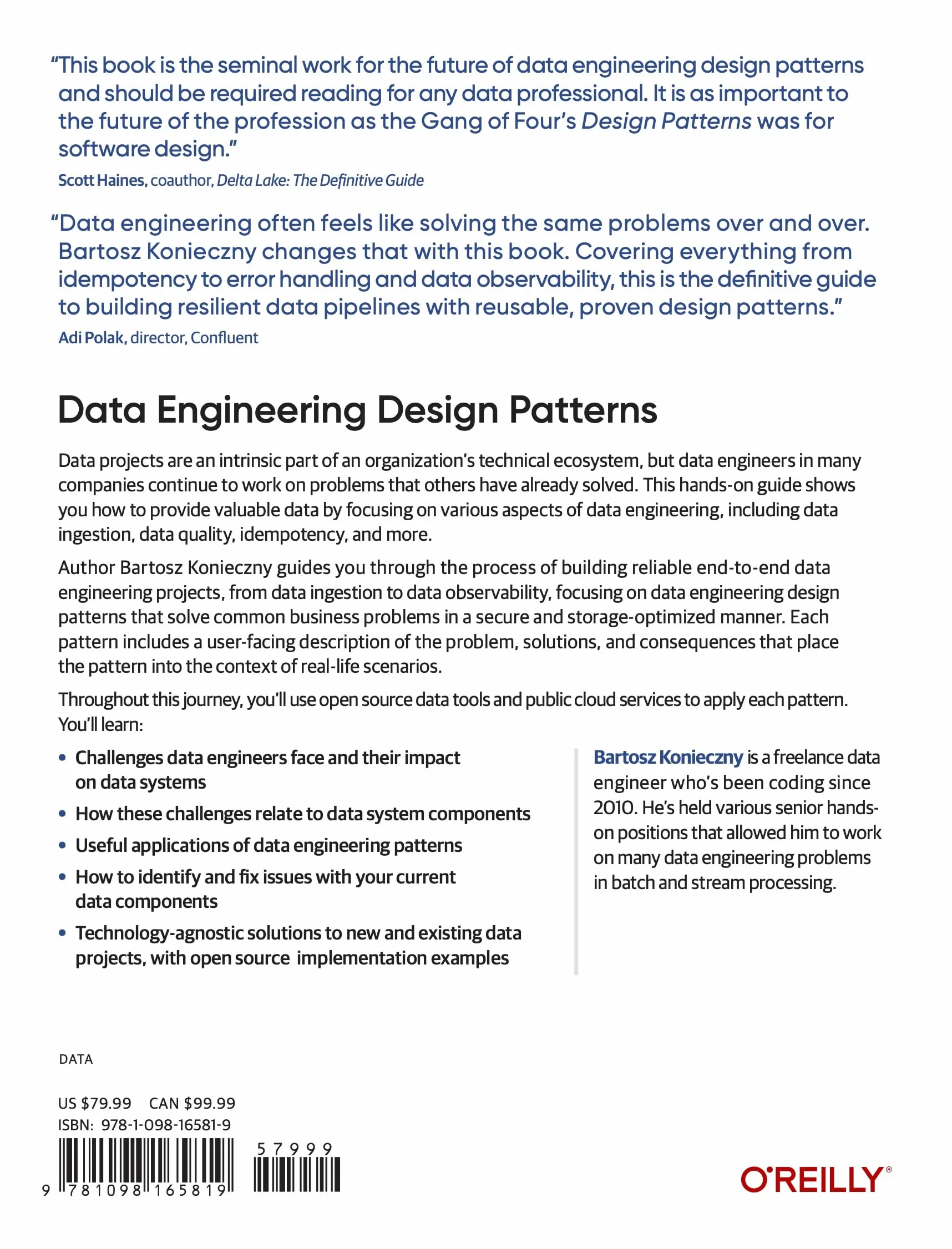 Data Engineering Design Patterns: Recipes for Solving the Most Common Data Engineering Problems