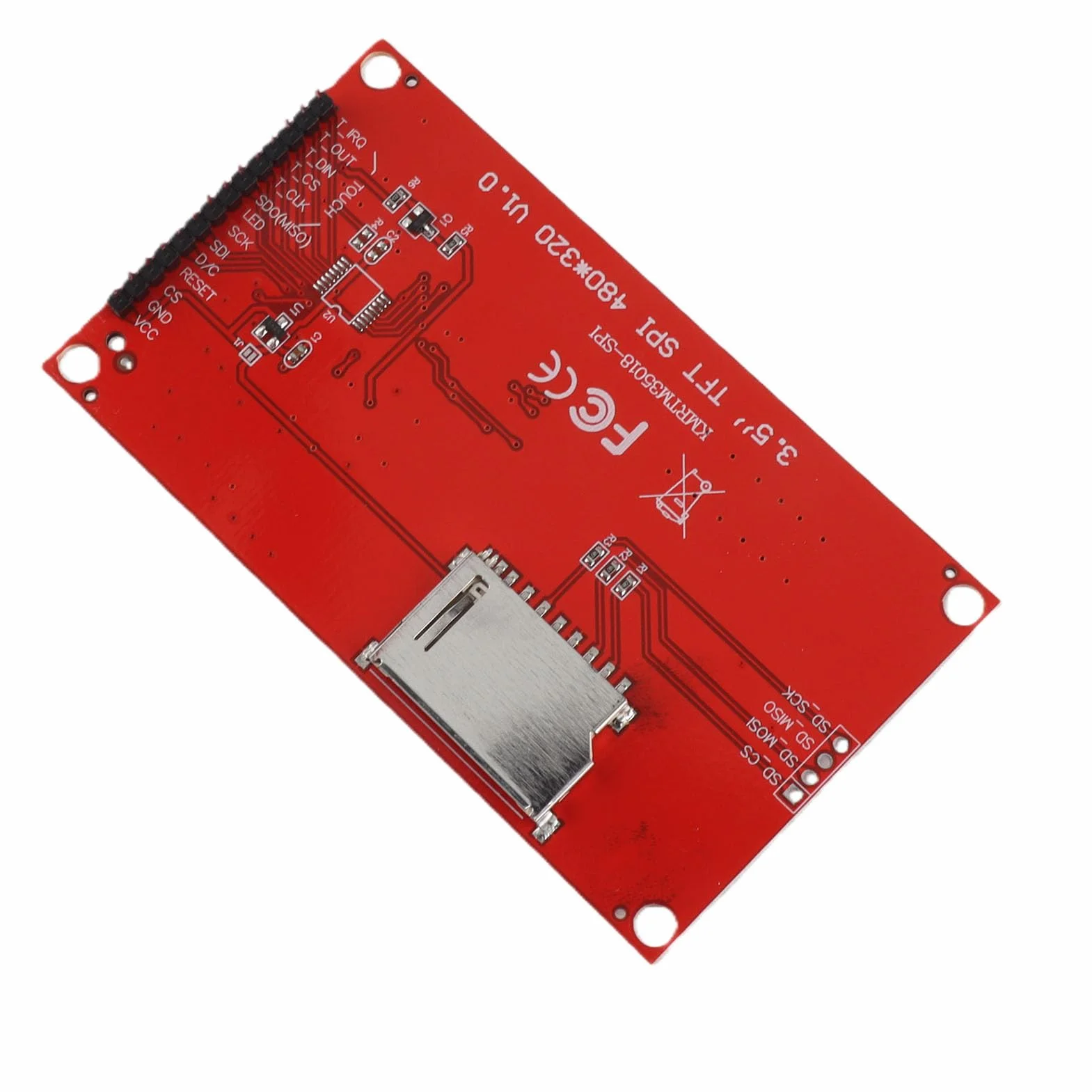 Mały moduł Ekranu LCD TFT 3,5 Cala SPI Serial 480 X 320 ILI9488 HD do Akcesoriów Elektronicznych - Wygodny i Wydajny