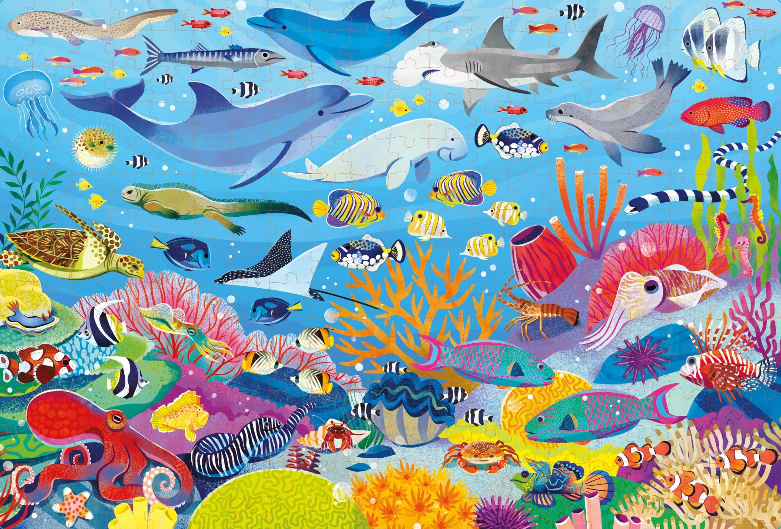 Usborne Book and Jigsaw Coral Reef