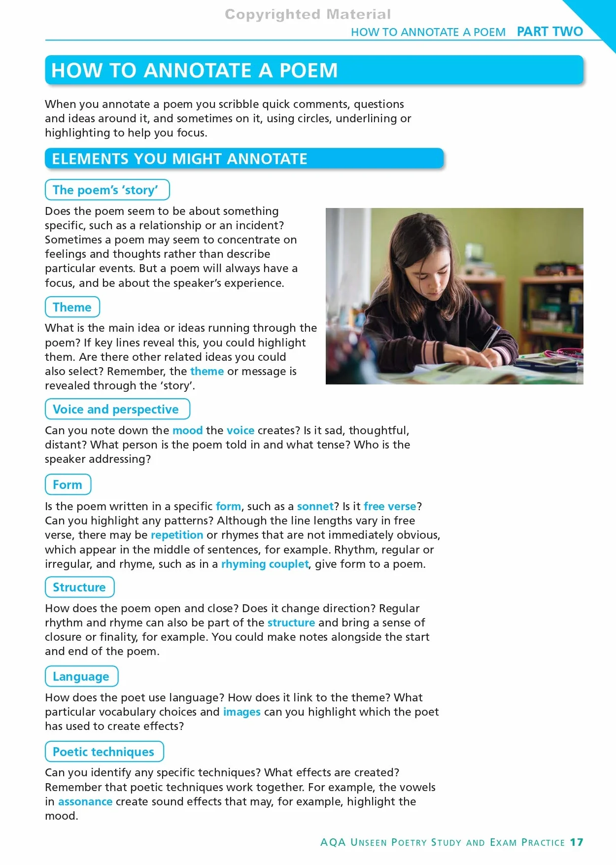 AQA English Literature Unseen Poetry Study and Exam Practice York Notes GCSE - for 2026, 2027 exams: York Notes Series