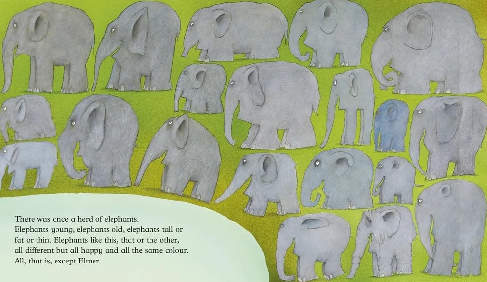 Elmer Book and Toy Gift Set