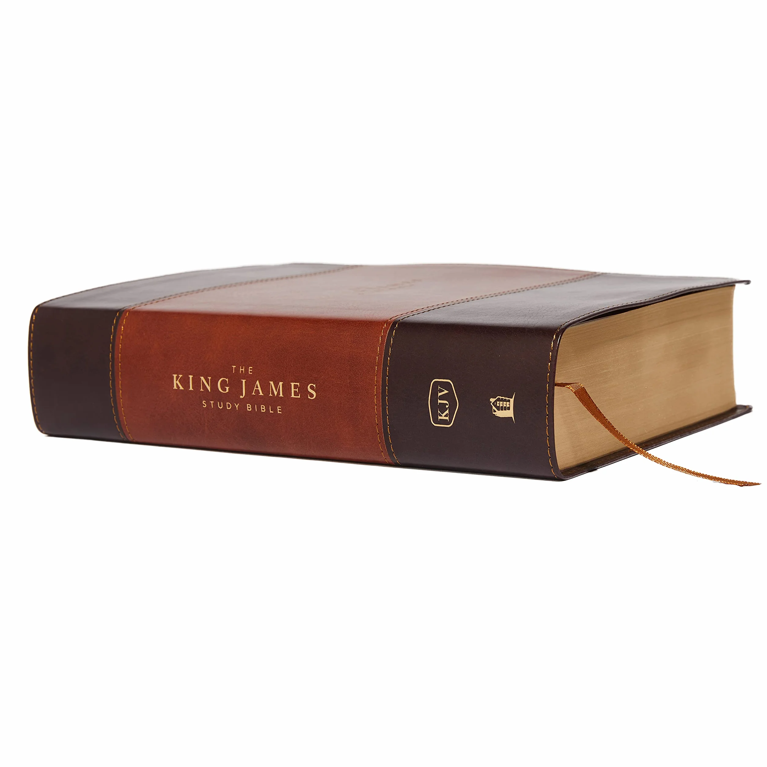 The King James Study Bible Imitation Leather Brown Full-Color Edition