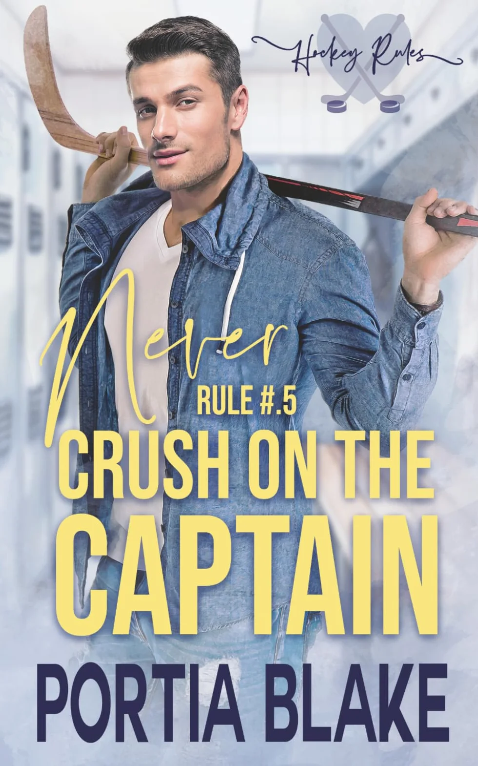 Rule #.5: Never Crush on the Captain: A Single Dad MM Hockey Romance