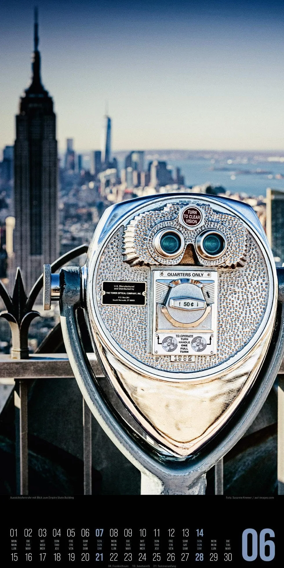 Inside New York Kalender 2026: Bildgewaltiger Reise-Kalender im schlanken Hochformat (33x66 cm) | Lifestyle von Big Apple in moderner Bildästhetik
