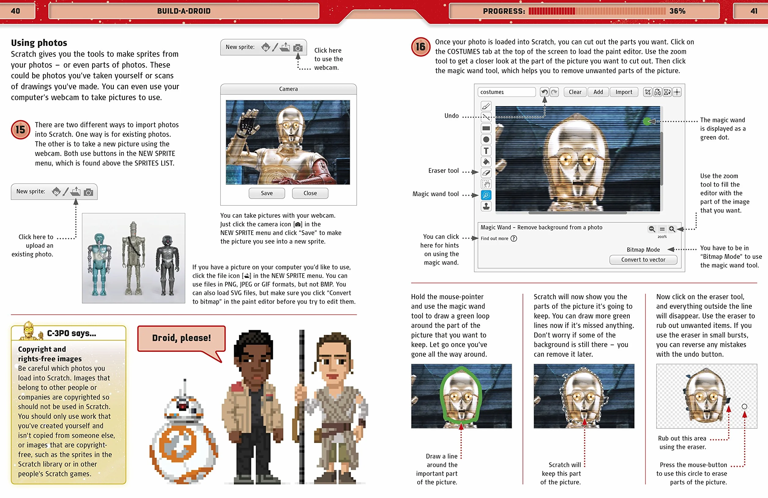 Star Wars Coding Projects: Step-by-Step Visual Guide to Animations, Games & Simulations