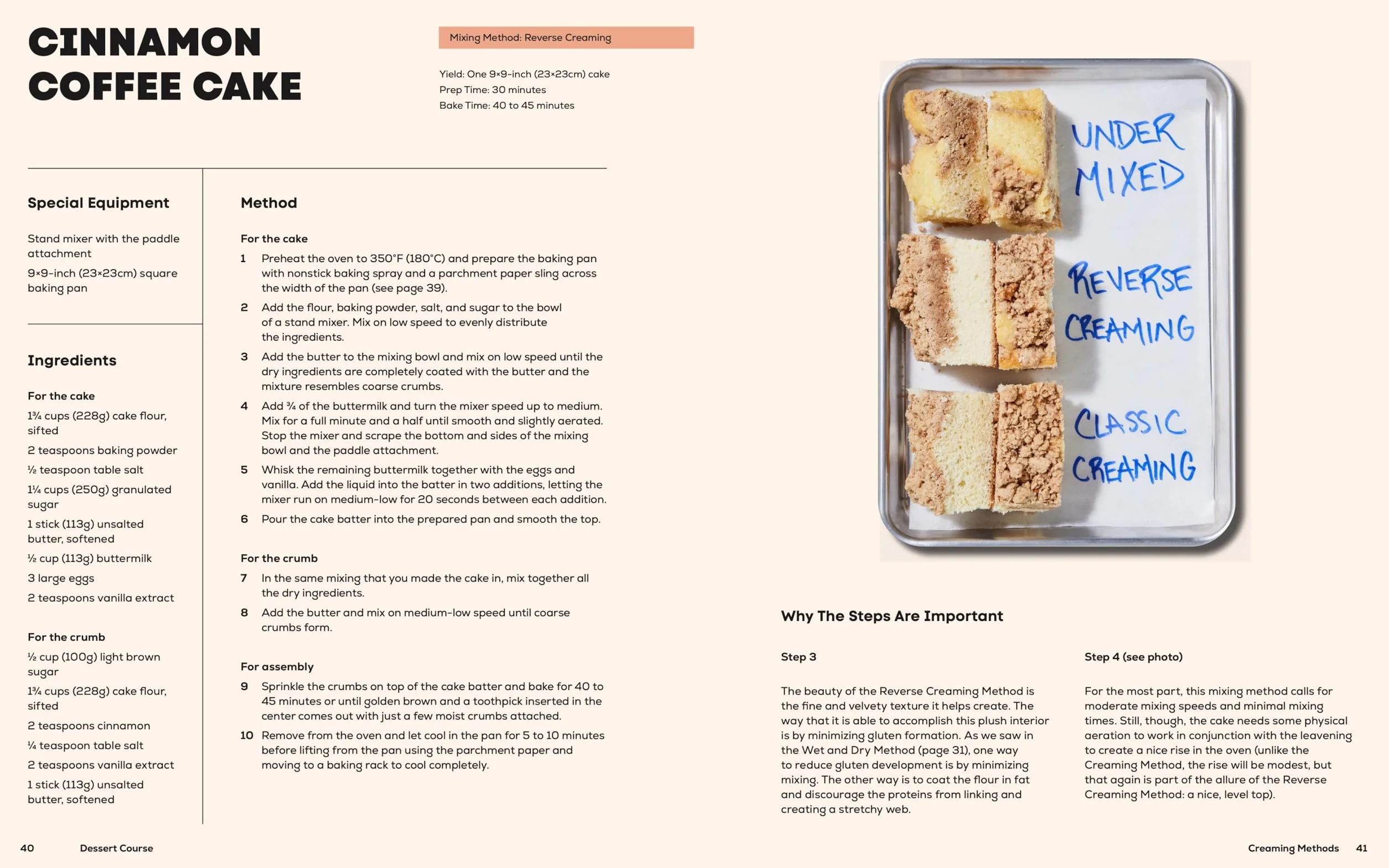 Dessert Course: Lessons in the Whys and Hows of Baking
