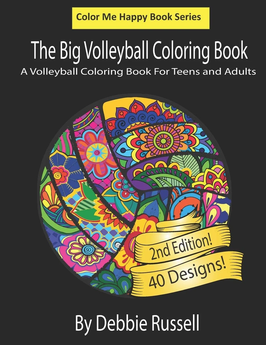 The Big Volleyball Coloring Book: An Amazing Volleyball Coloring Book For Teens and Adults: 1