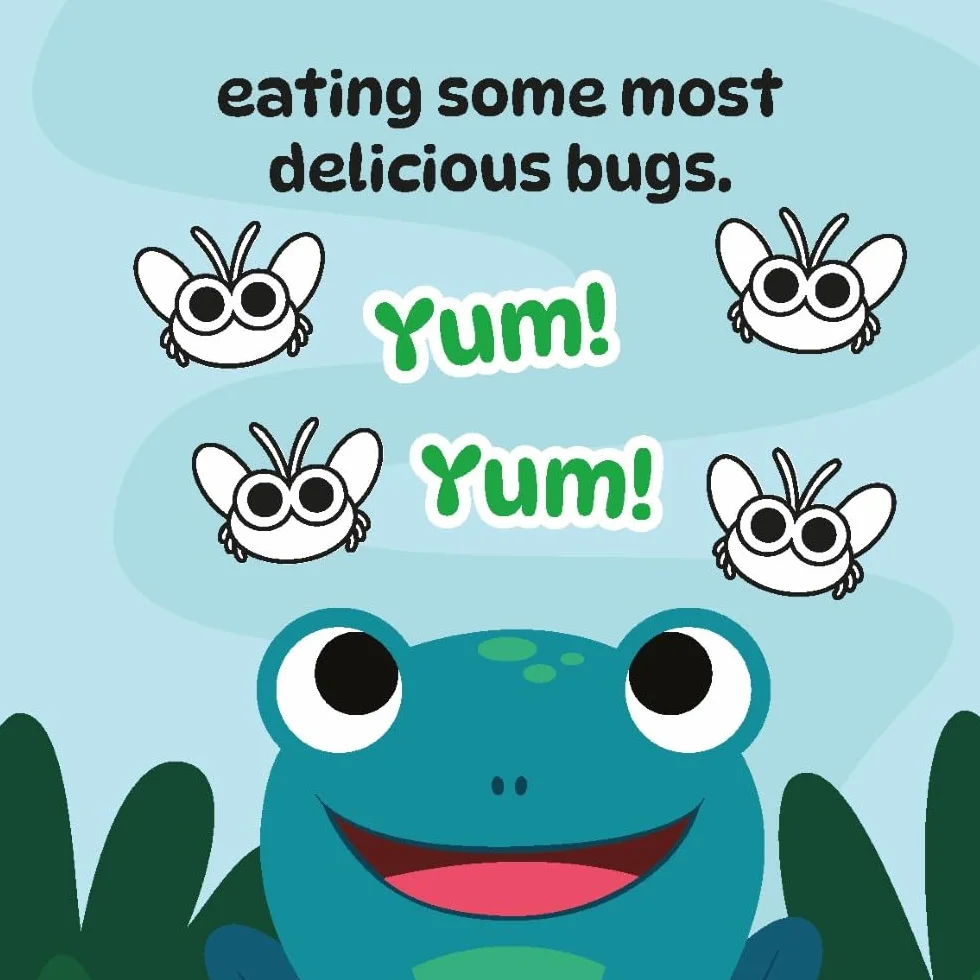 Super Simple™ Five Little Speckled Frogs Magic Bath Book: Changes Color in Water!