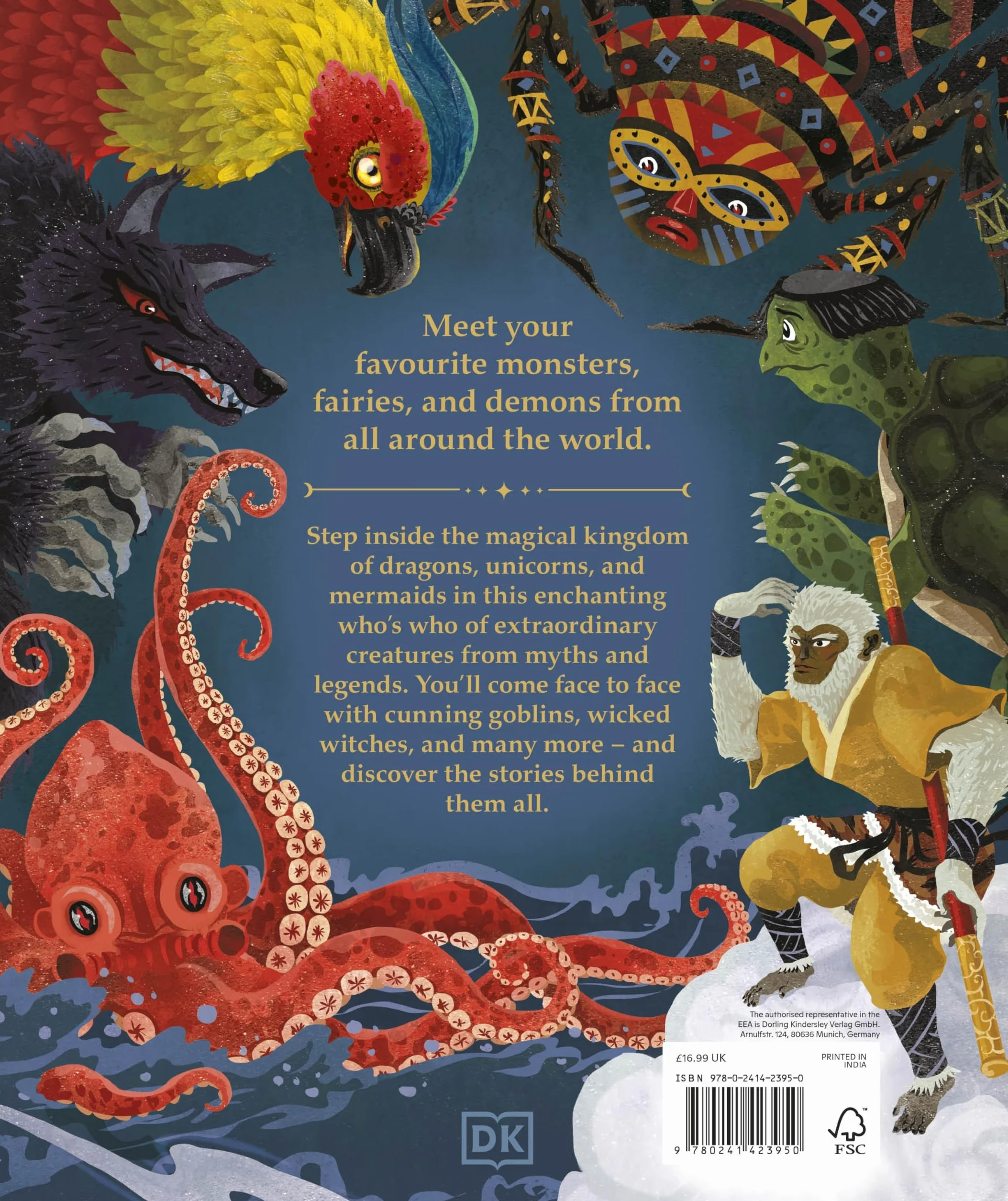 The Book of Mythical Beasts and Magical Creatures: Monsters, Fairies, Heroes, Tricksters