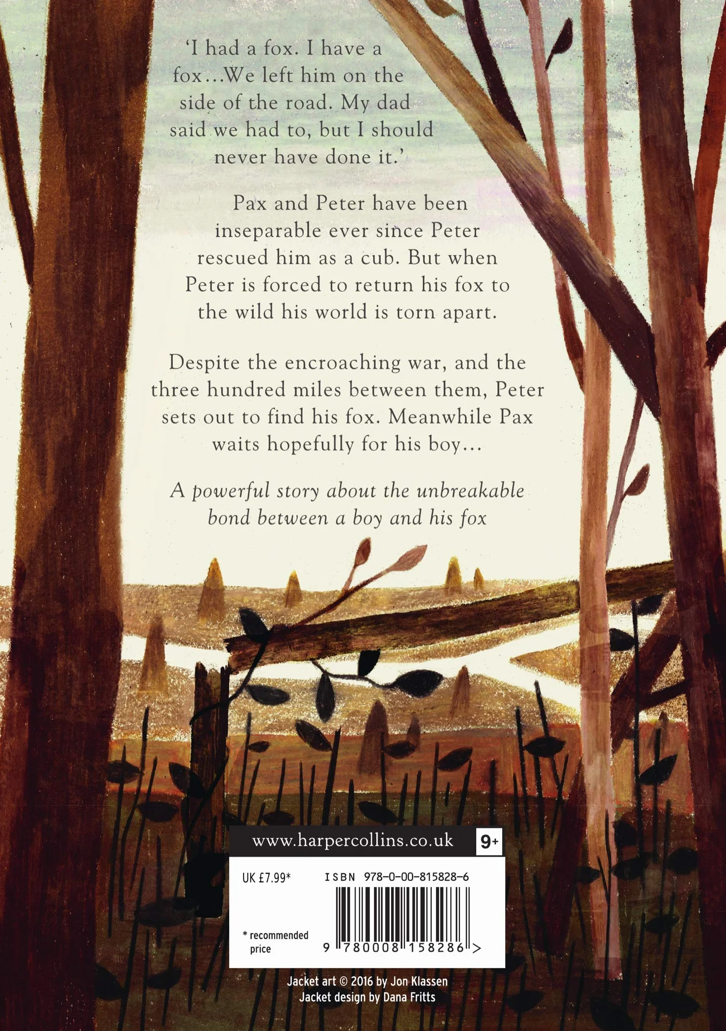 Pax Sara Pennypacker Jon Klassen