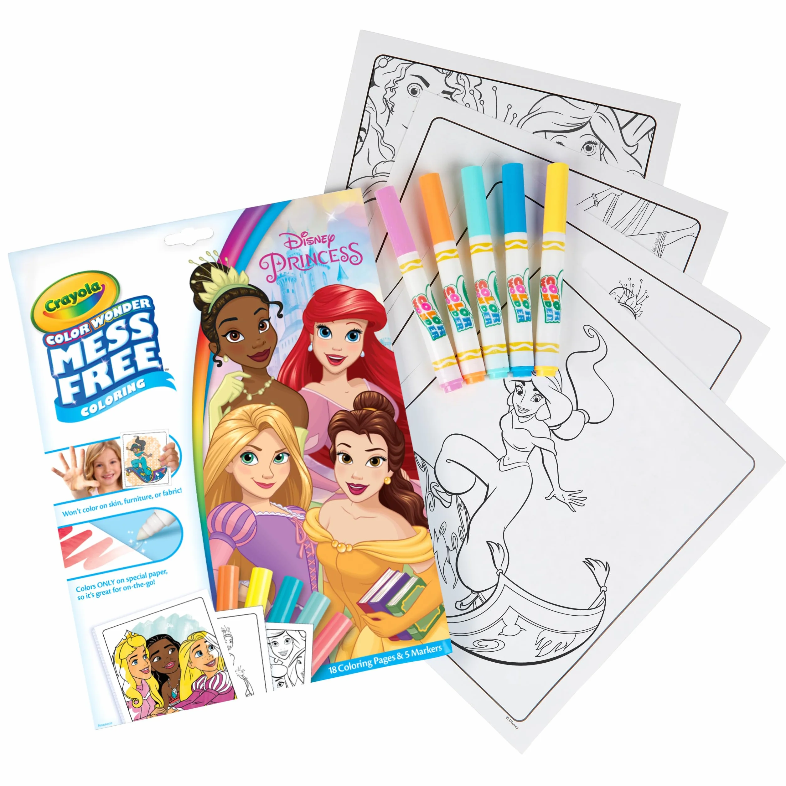 CRAYOLA Kolorowanka PAD & MARKR księżniczka, jeden rozmiar, 757003