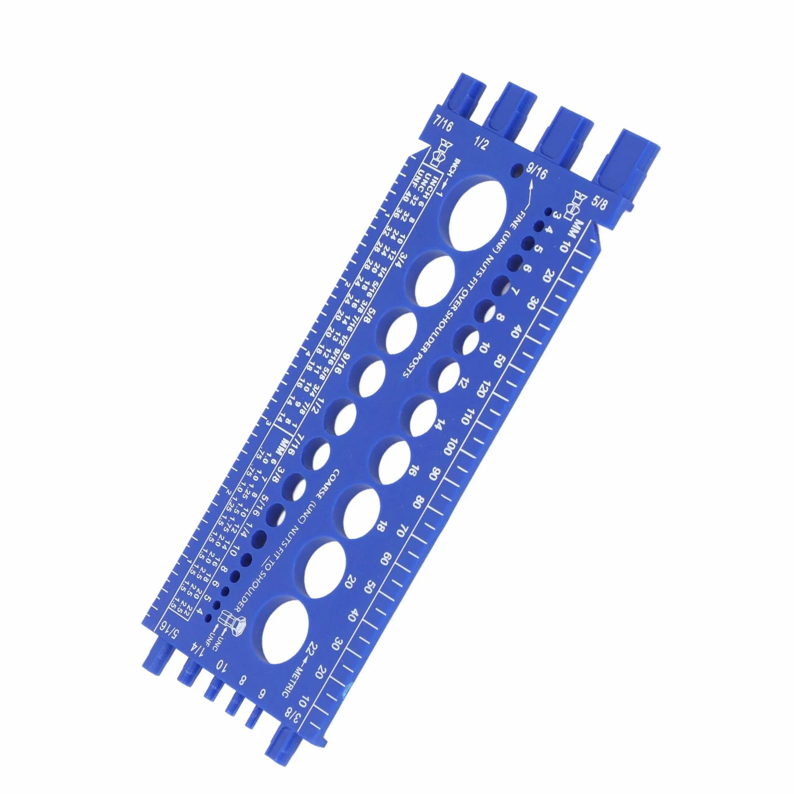 Nakrętka śrubowa Gwint Miernik, Nakrętka i śruba Kratka Gwintu, Wskaźnik Wysokiej Dokładności (BLUE)