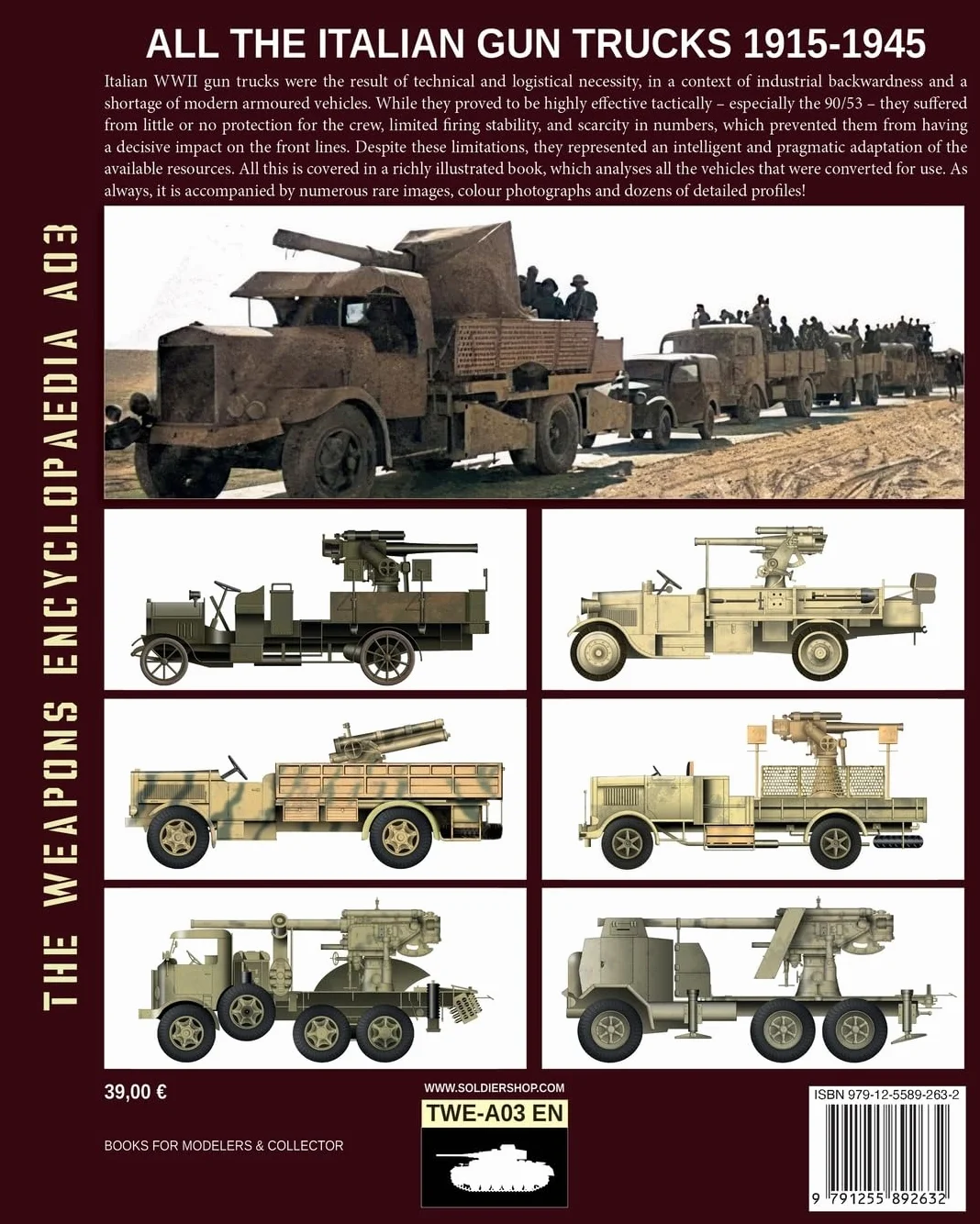 Italian gun trucks 1915-1945