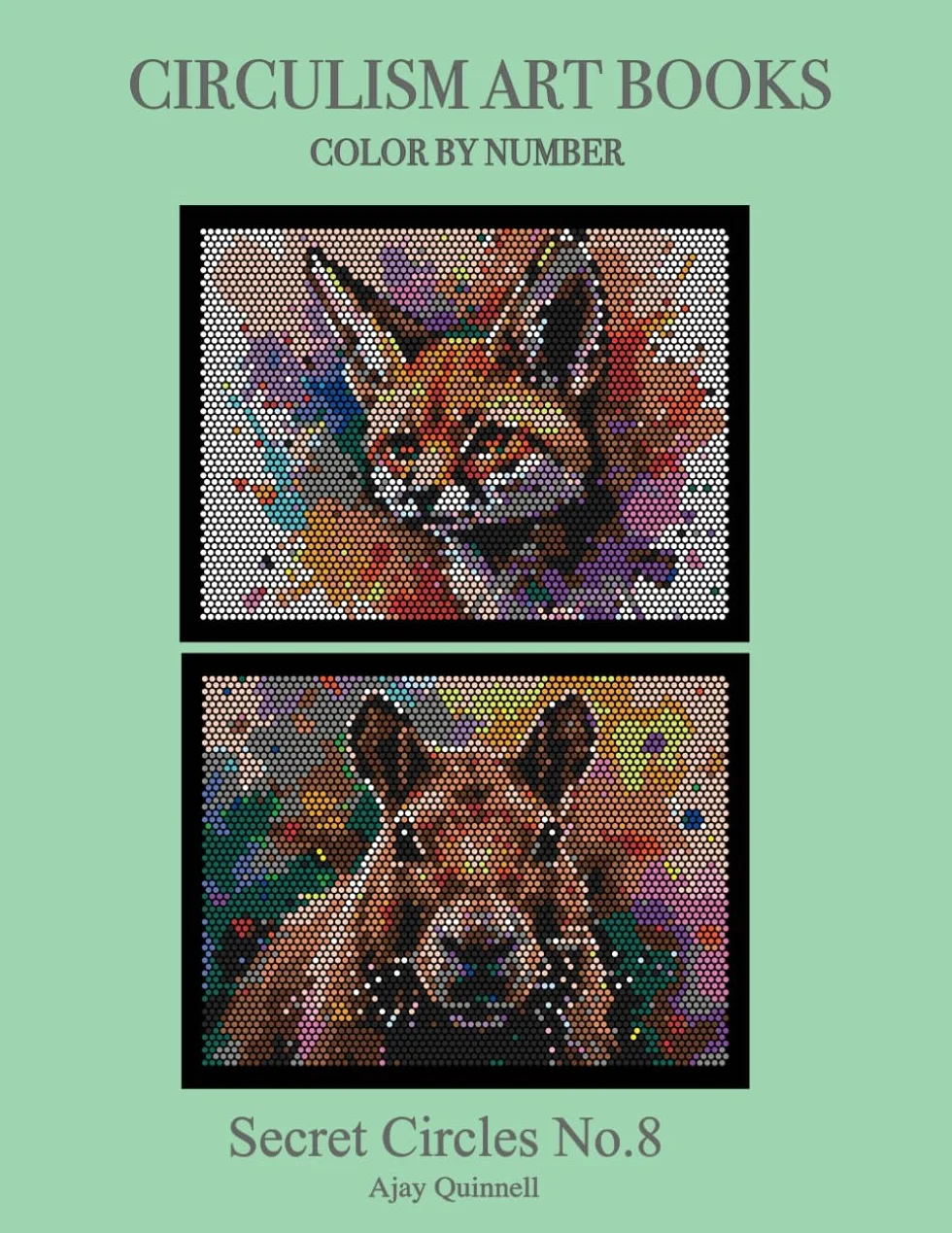Secret Circles No.8 Color By Number Circulism Book Superior Paper edition
