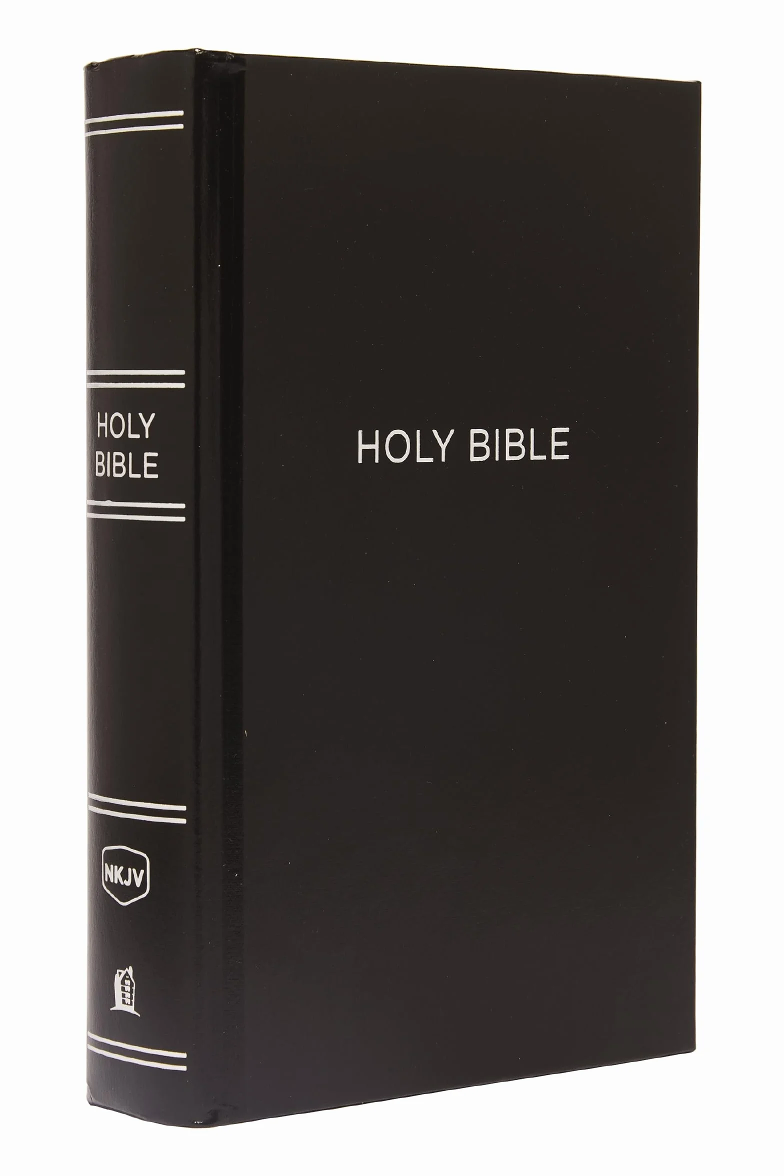 NKJV Pew Bible Large Print Hardcover Black Red Letter Edition Holy Bible New King James Version