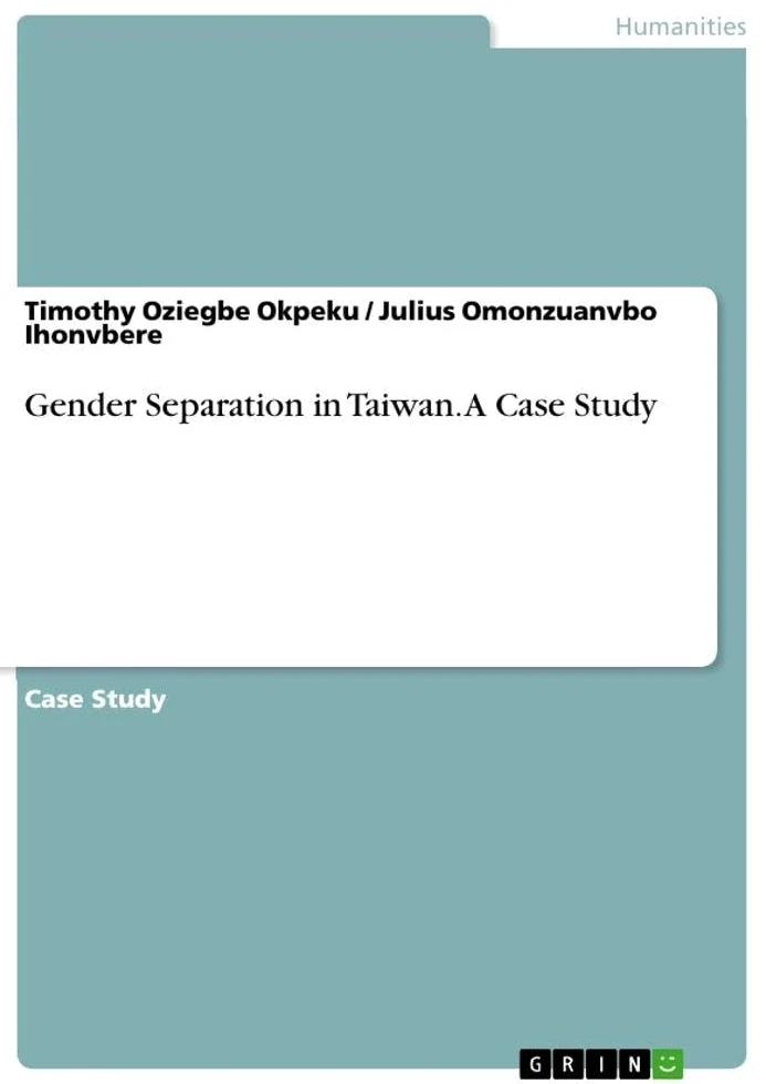 Gender Separation in Taiwan. A Case Study