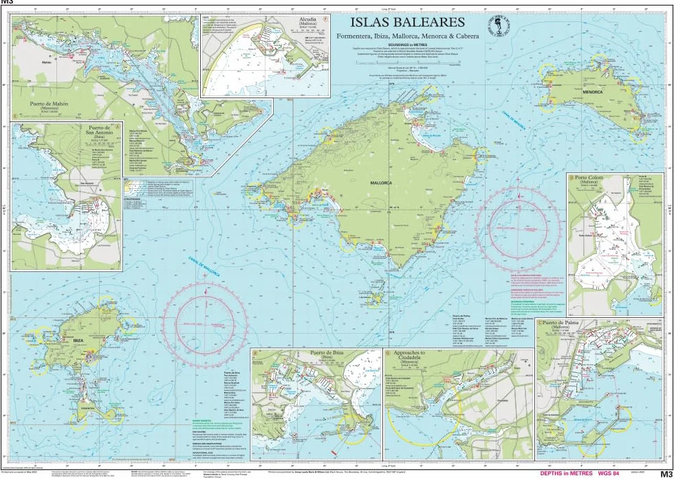 M3 Islas Baleares: Formentera, Ibiza, Mallorca, Menorca