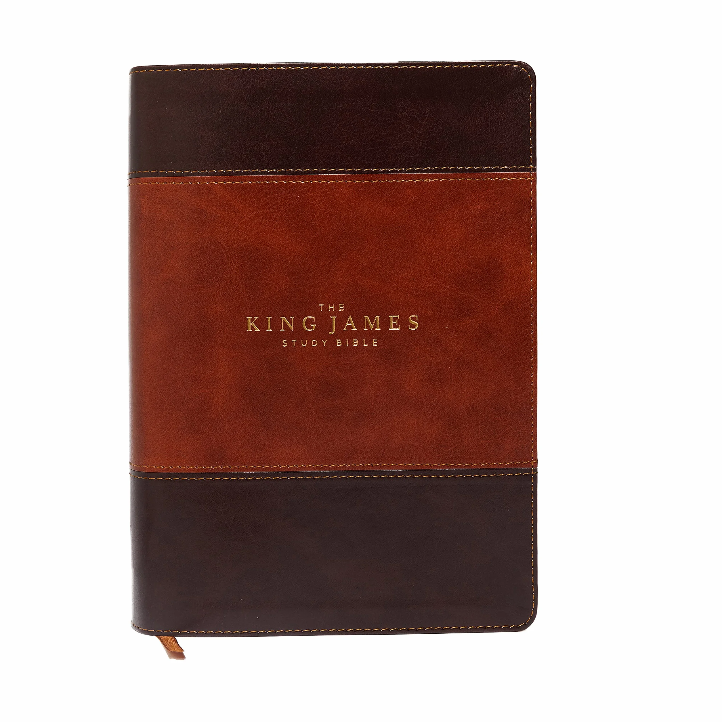 The King James Study Bible Imitation Leather Brown Full-Color Edition