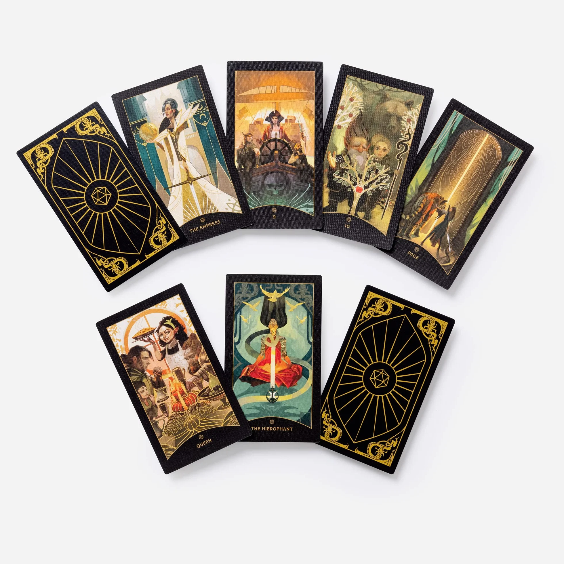 Dungeons & Dragons Tarot Deck 78-Card Deck Guidebook