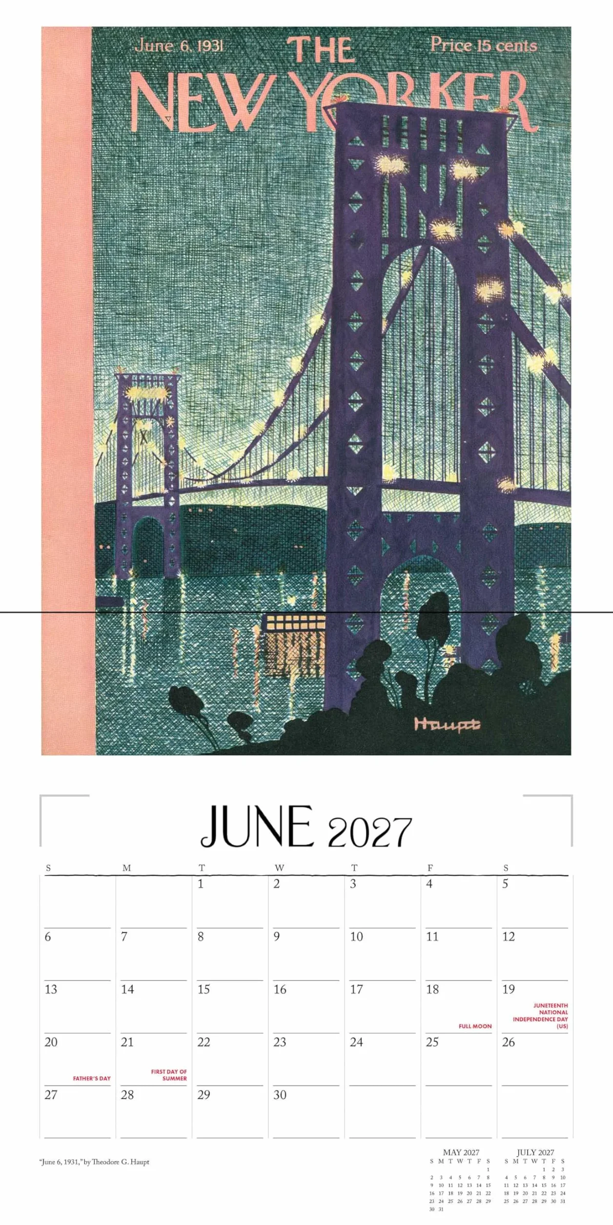 The New Yorker: A City in Covers 2027 Wall Calendar