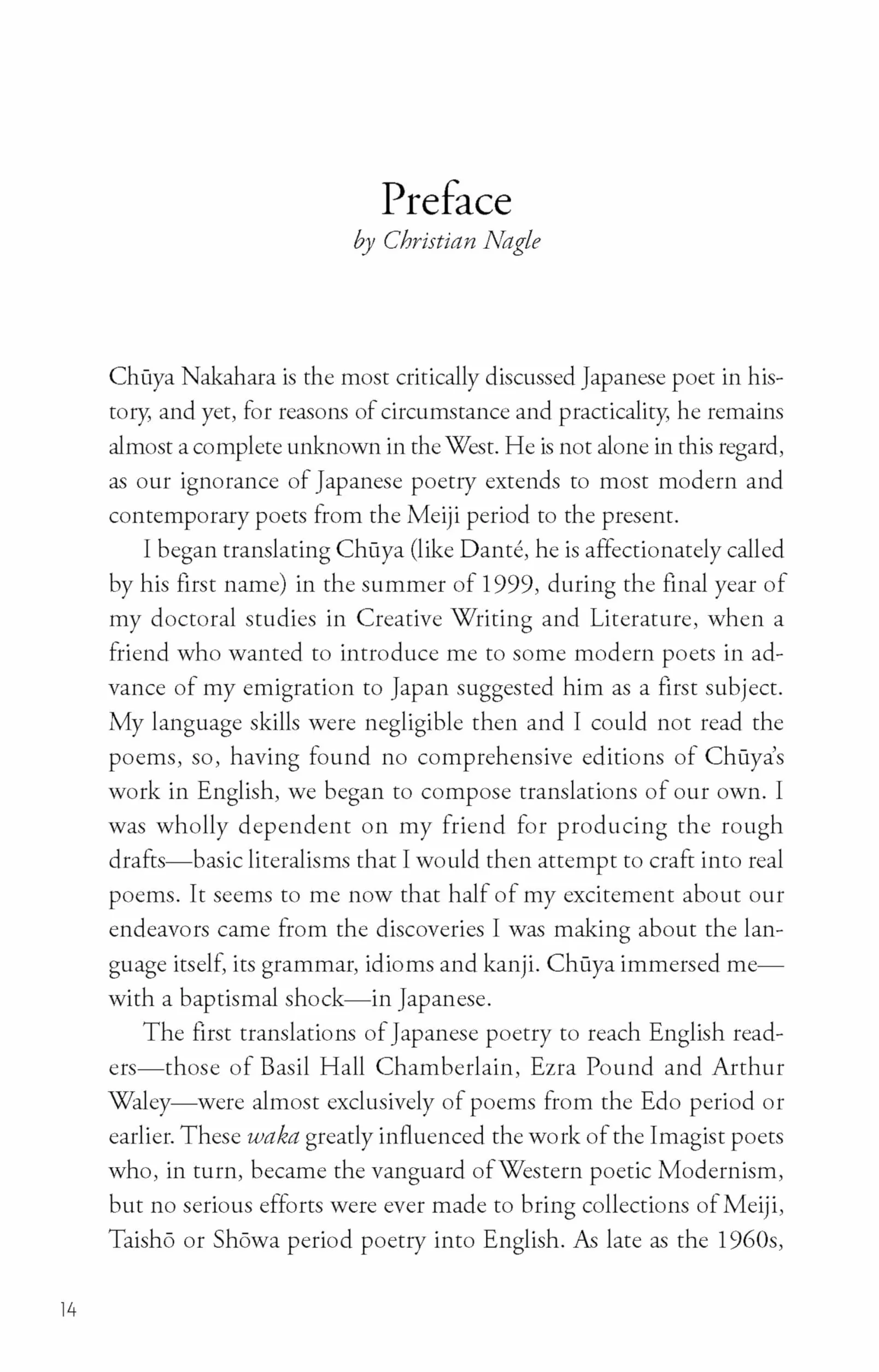 The Poetry of Chuya Nakahara: Japan's Modernist Master (Free Bilingual Audio Recordings)