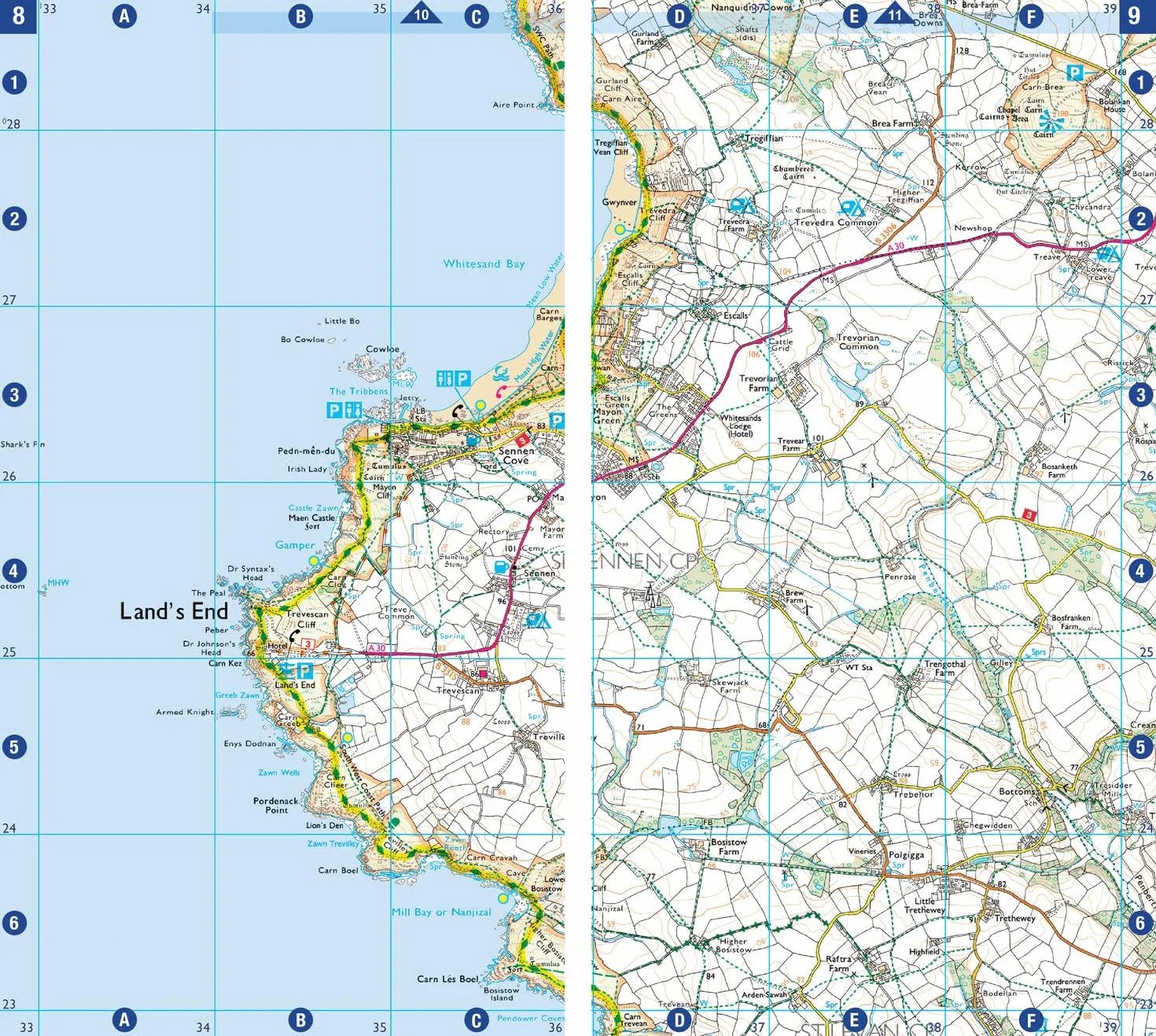 South West Coast Path 2 – North Cornwall: with Ordnance Survey mapping