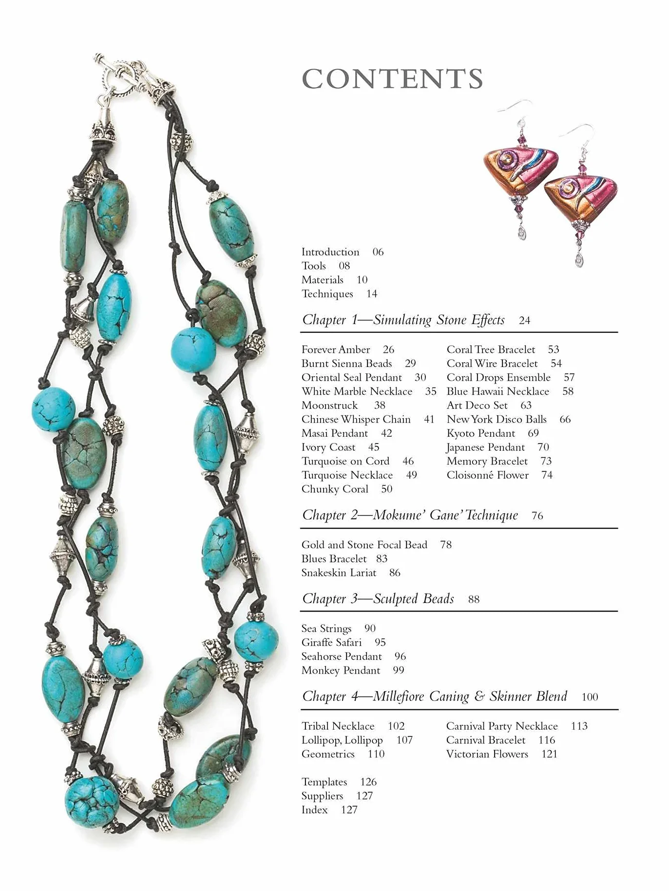 Polymer Clay Jewelry: 35 Step-By-Step Projects for Beads