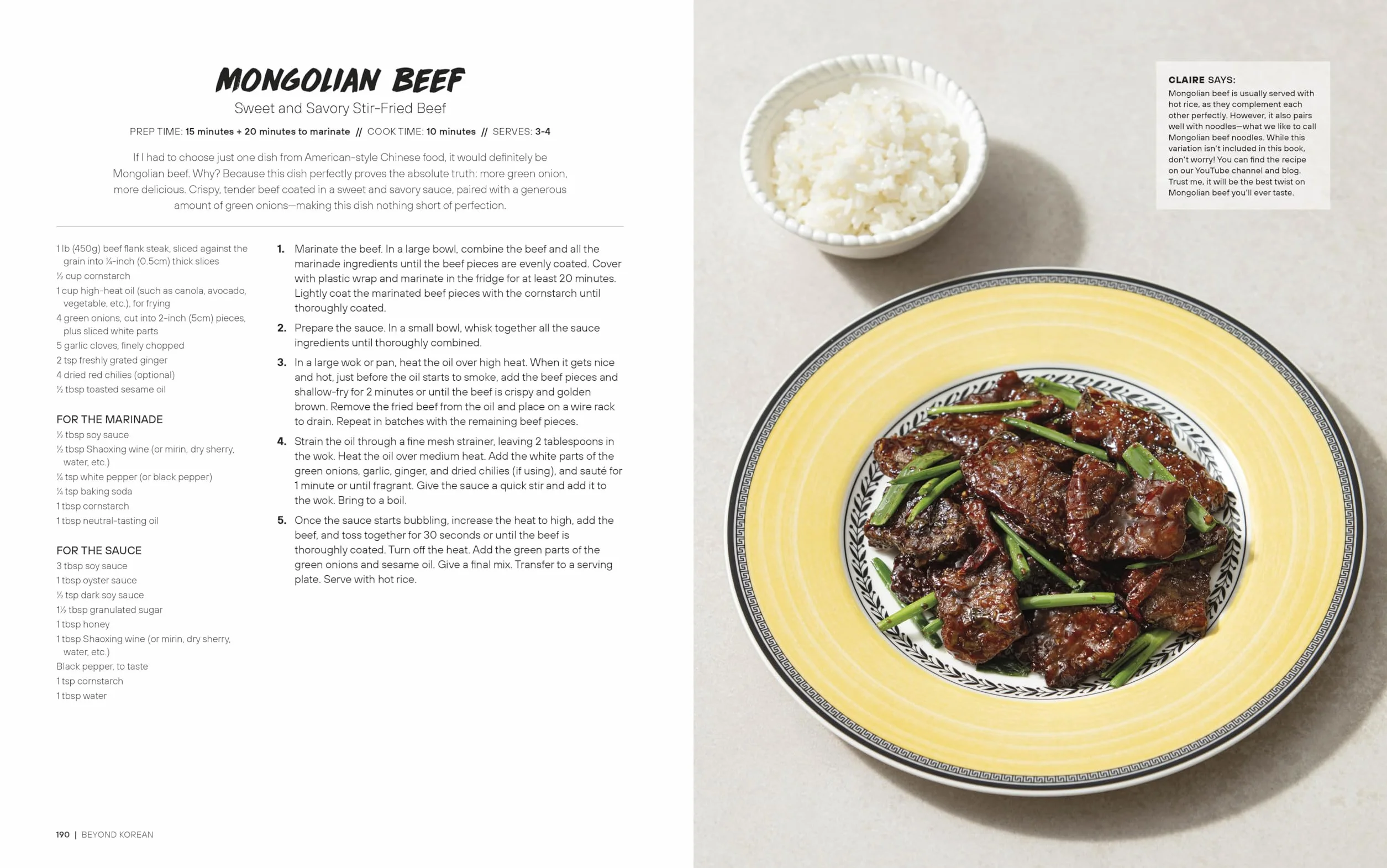 Beyond Korean: Easy Recipes for Korean, Japanese, and Chinese Favorites