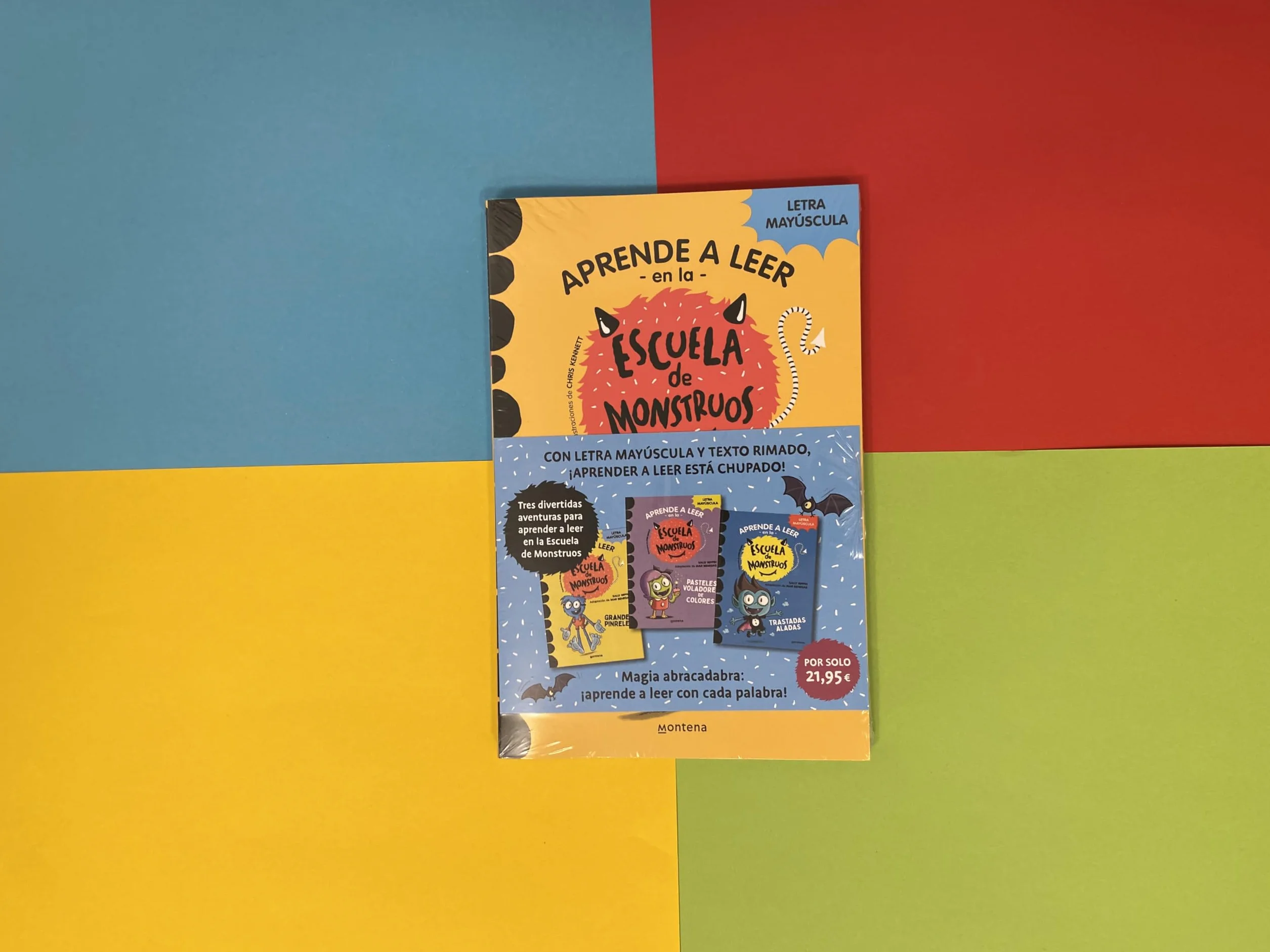 Aprender a leer en la Escuela de Monstruos - Pack con los libros 4, 5 y 6: En letra MAYÚSCULA (libros para niños a partir de 5 años)