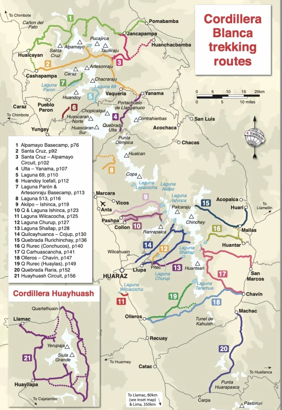 Peru's cordilleras blanca and huayhuash: The Hiking & Biking Guide