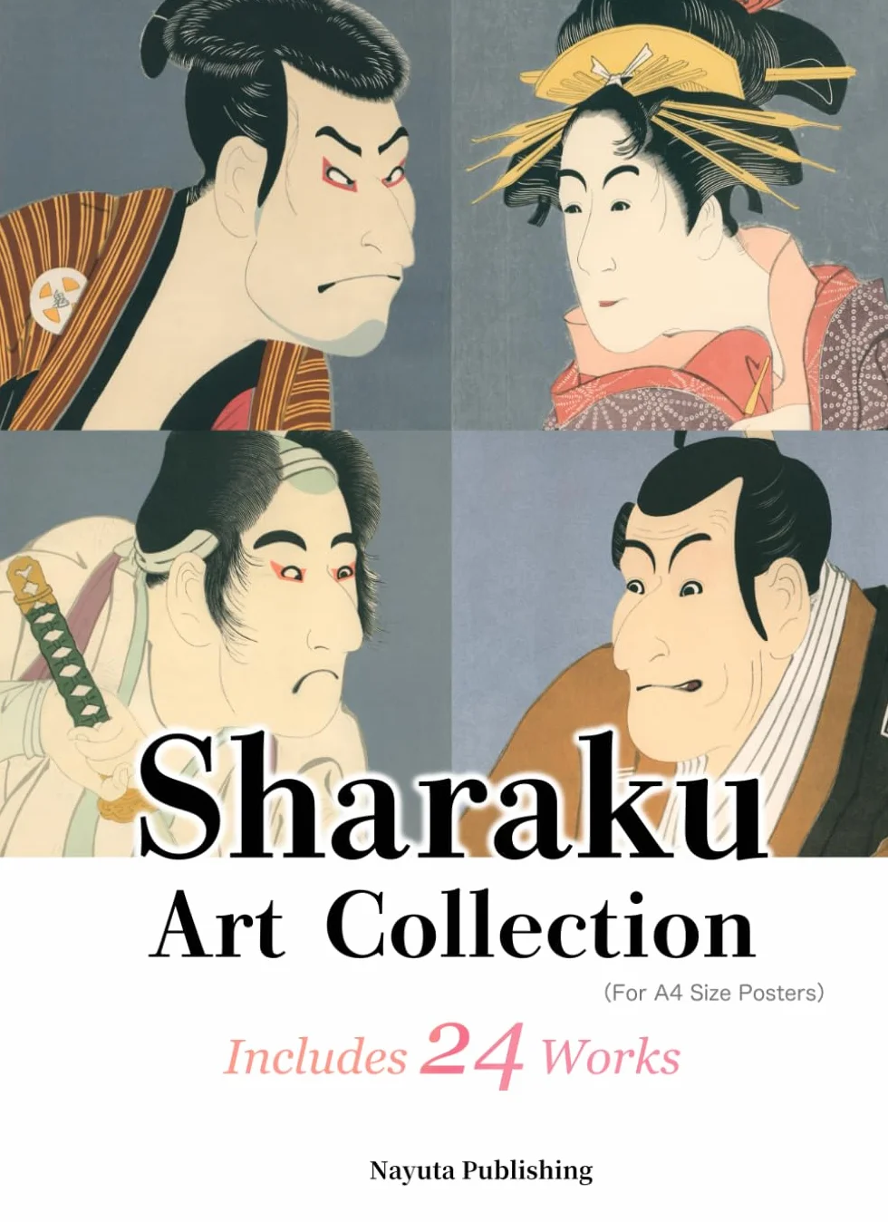 Sharaku Art Collection (For A4 Size Posters) Includes 24 Works