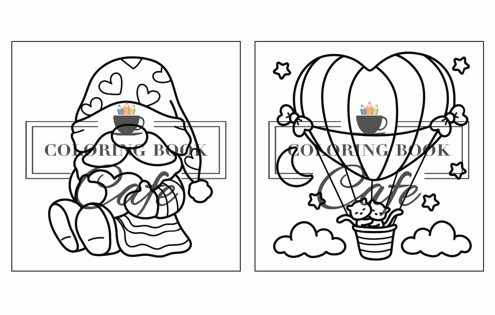 Cozy Love: Cute and Cozy Coloring Book for Adults & Teens with Easy and Bold Hygge-Inspired Designs