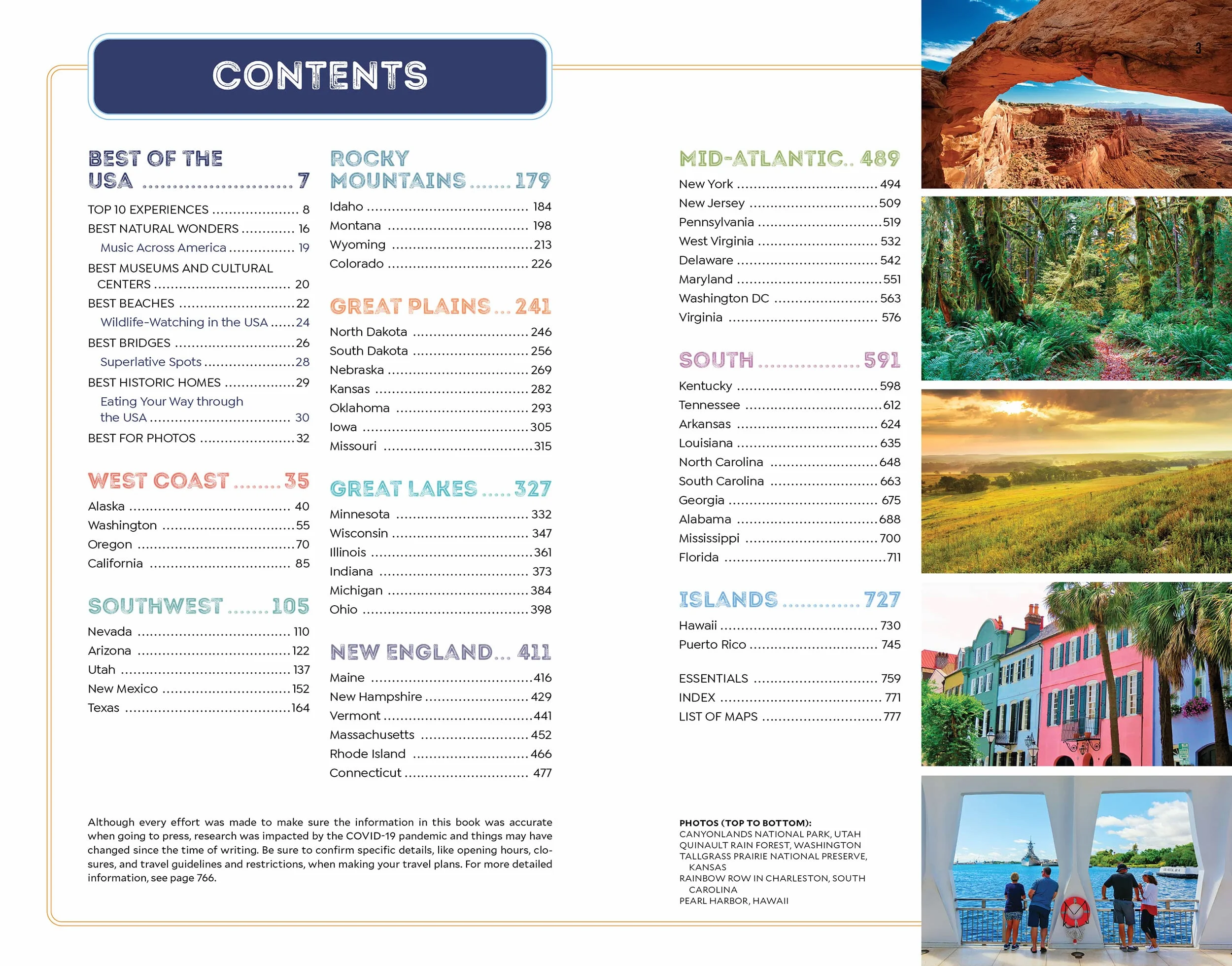 Moon USA State by State: Best Things to Do in Every State Travel Bucket List