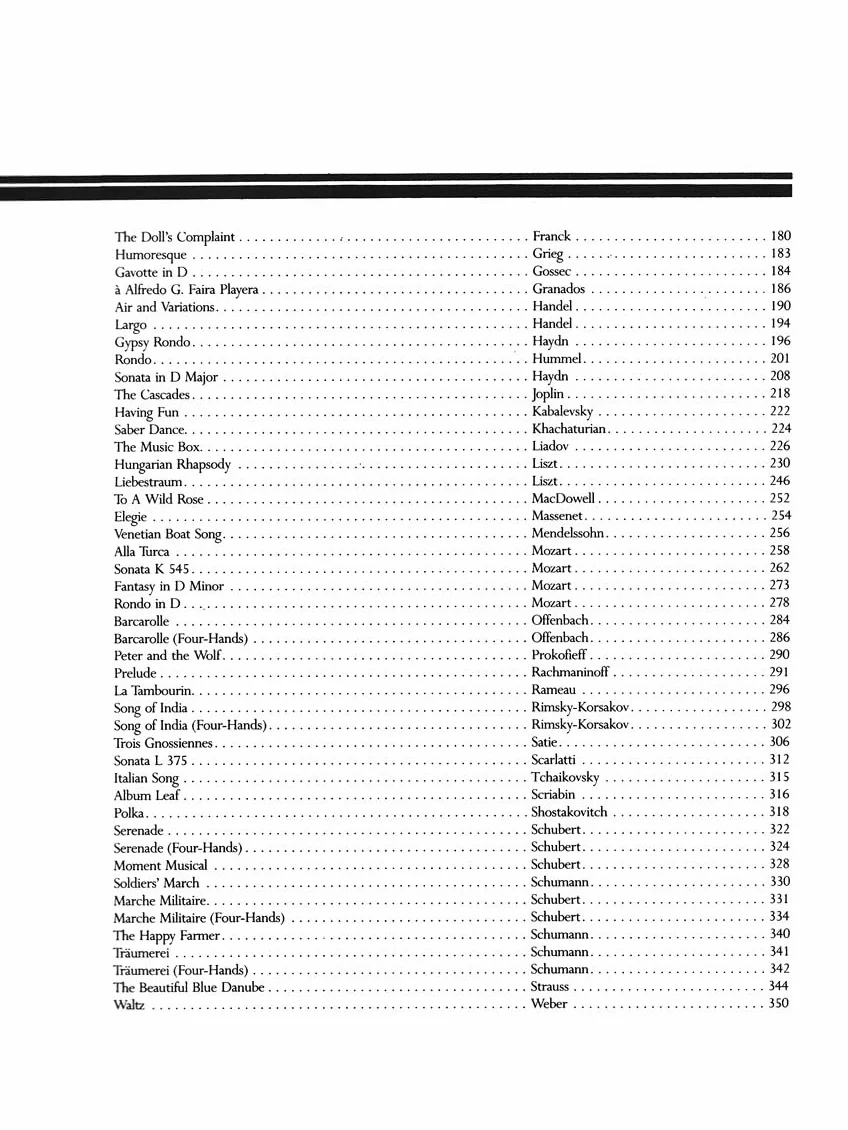 Library of Piano Classics: Piano Solo