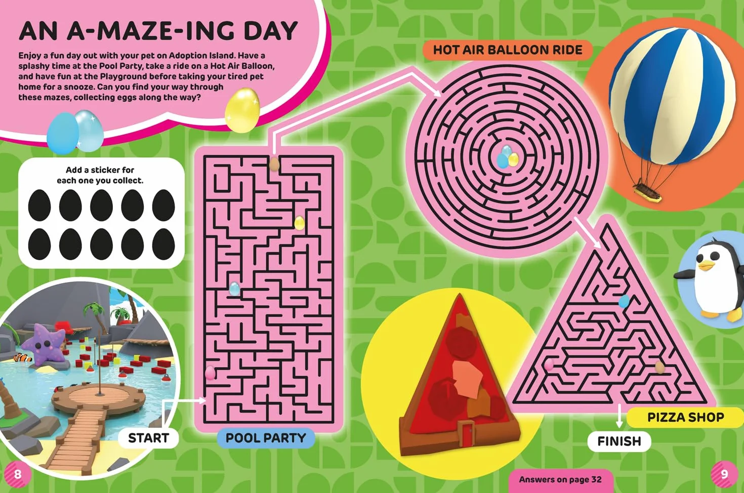 Adopt Me! Cute Creations Sticker Book: Activity Book for fans of online game, ages 7-11