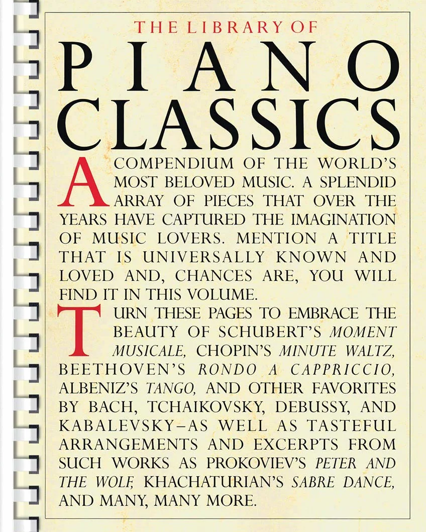 Library of Piano Classics: Piano Solo