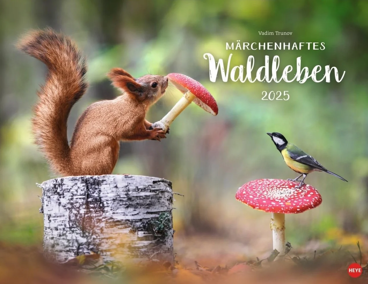 Vadim Trunov Märchenhaftes Waldleben Posterkalender 2025 Naturkalender 44 x 34 cm Querformat