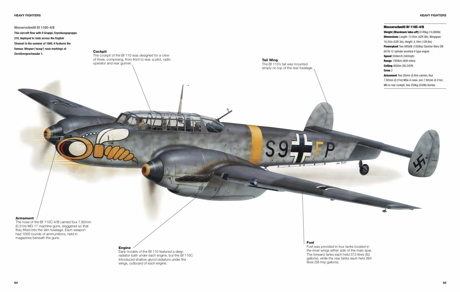 German Fighter Aircraft of World War II: 1939-45