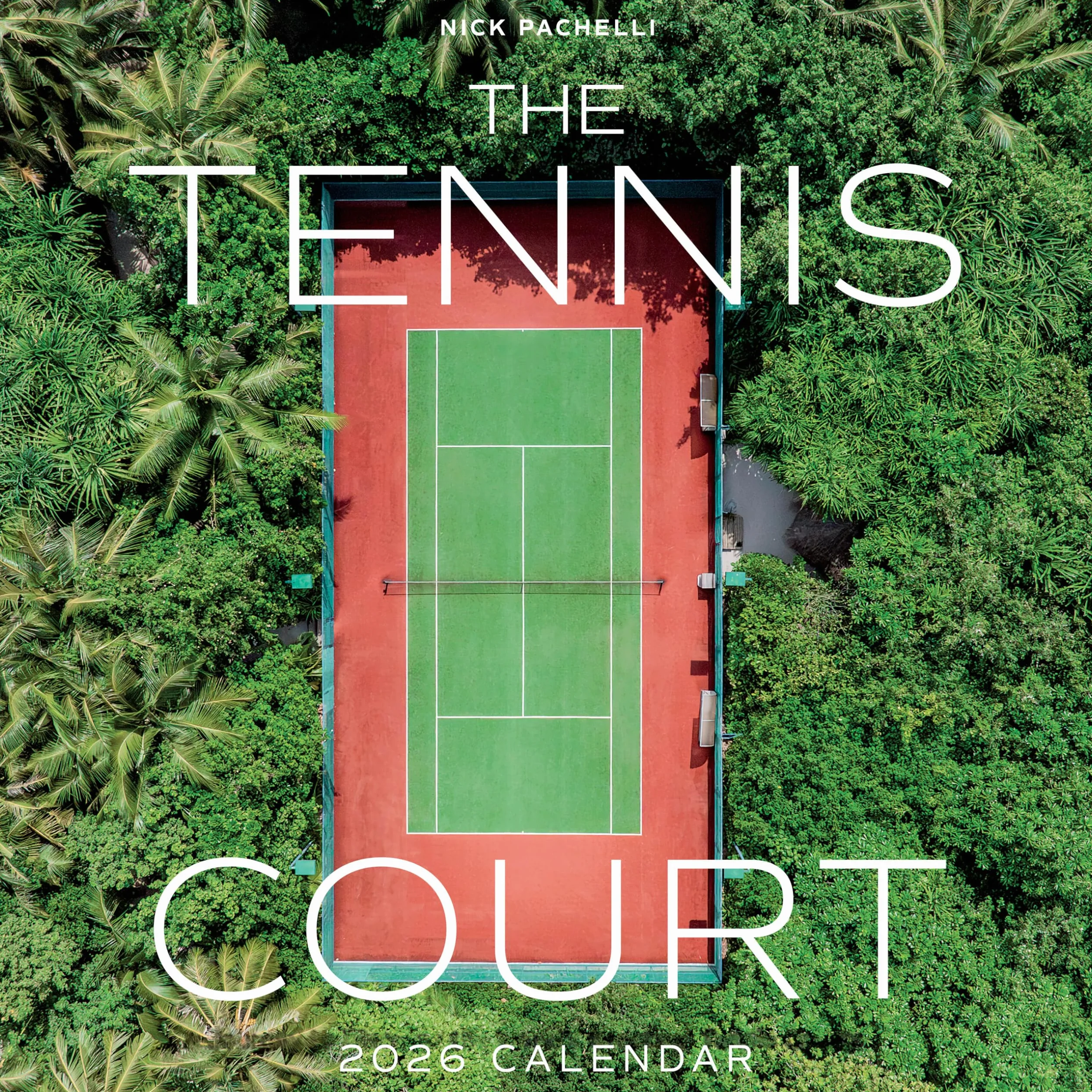 Tennis Court Wall Calendar 2026: Greatest Tennis Courts